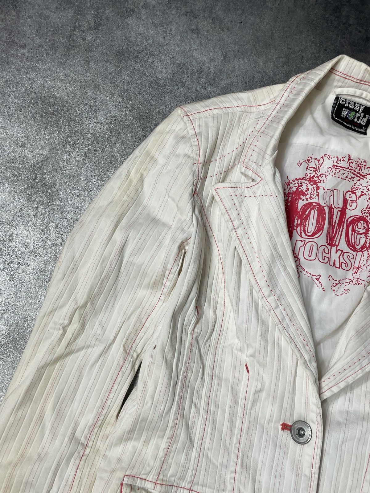 Vintage 🔥RARE🔥Vintage Y2K Jacket Elegant Avant Garde Rare Luxury Size M / US 6-8 / IT 42-44 - 17 Thumbnail