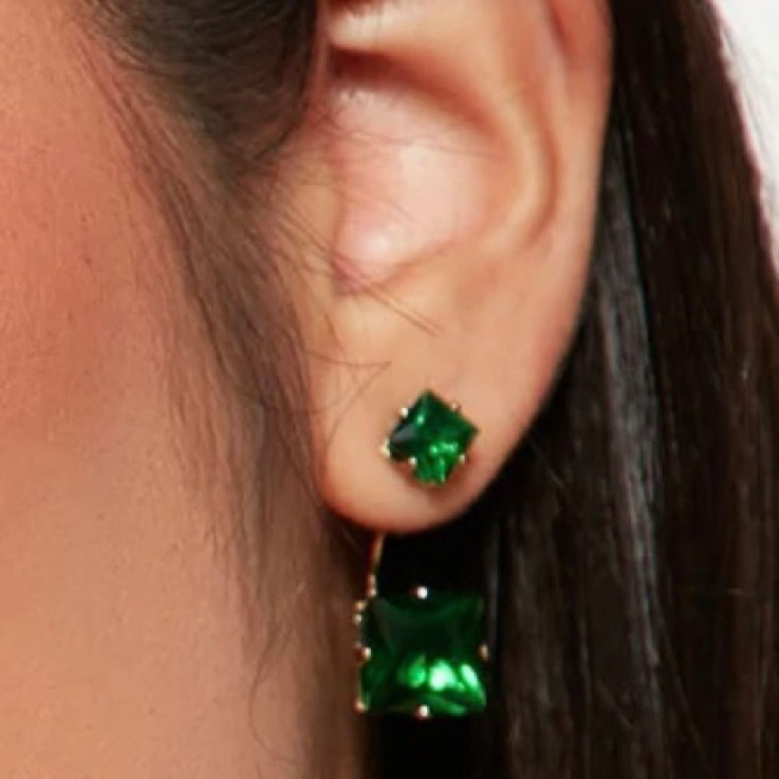 Other FASHION NOVA Simplicity Rhinestone Stud Earrings NWT Size ONE SIZE - 6 Thumbnail