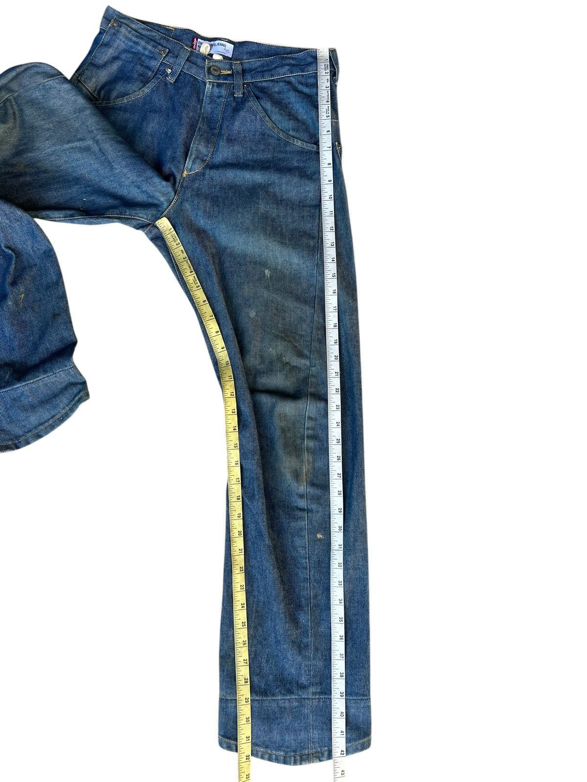 Levi's Vintage 2000 Levi’s Engineered Regular Dirty Mud Denim Jeans Size US 31 - 6 Thumbnail