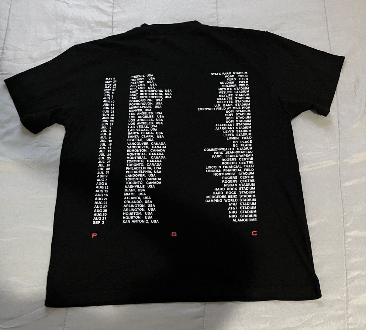 Playboi Carti × The Weeknd × Travis Scott Playboi Carti The Weekend Tour Merch Size US XL / EU 56 / 4 - 2 Thumbnail