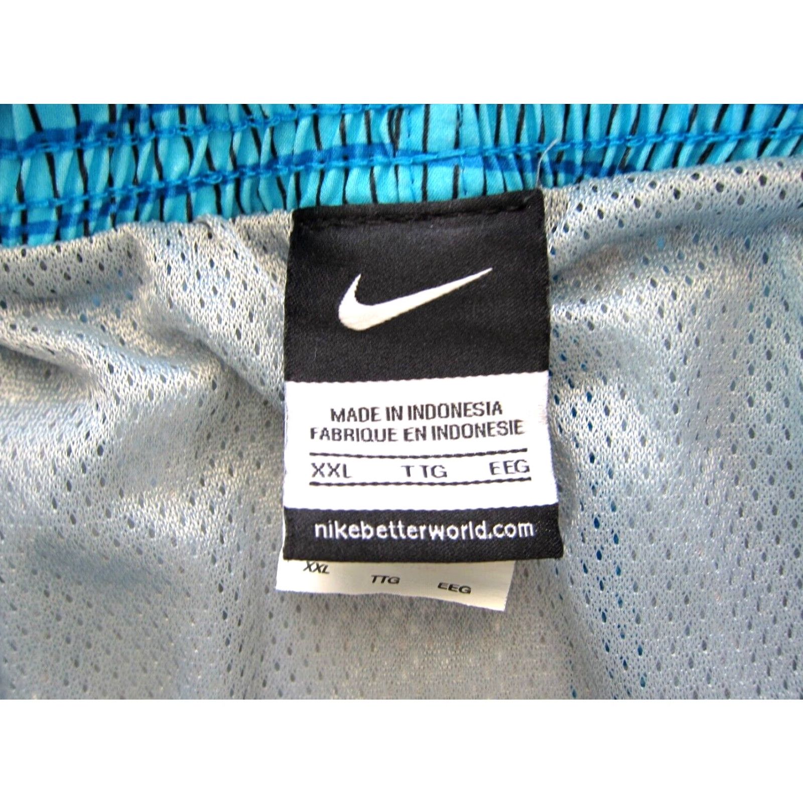 Nike Nike Blue Black Lined Pocket Basketball Gym Workout Shorts Men XXL Size Size US 34 / EU 50 - 4 Thumbnail