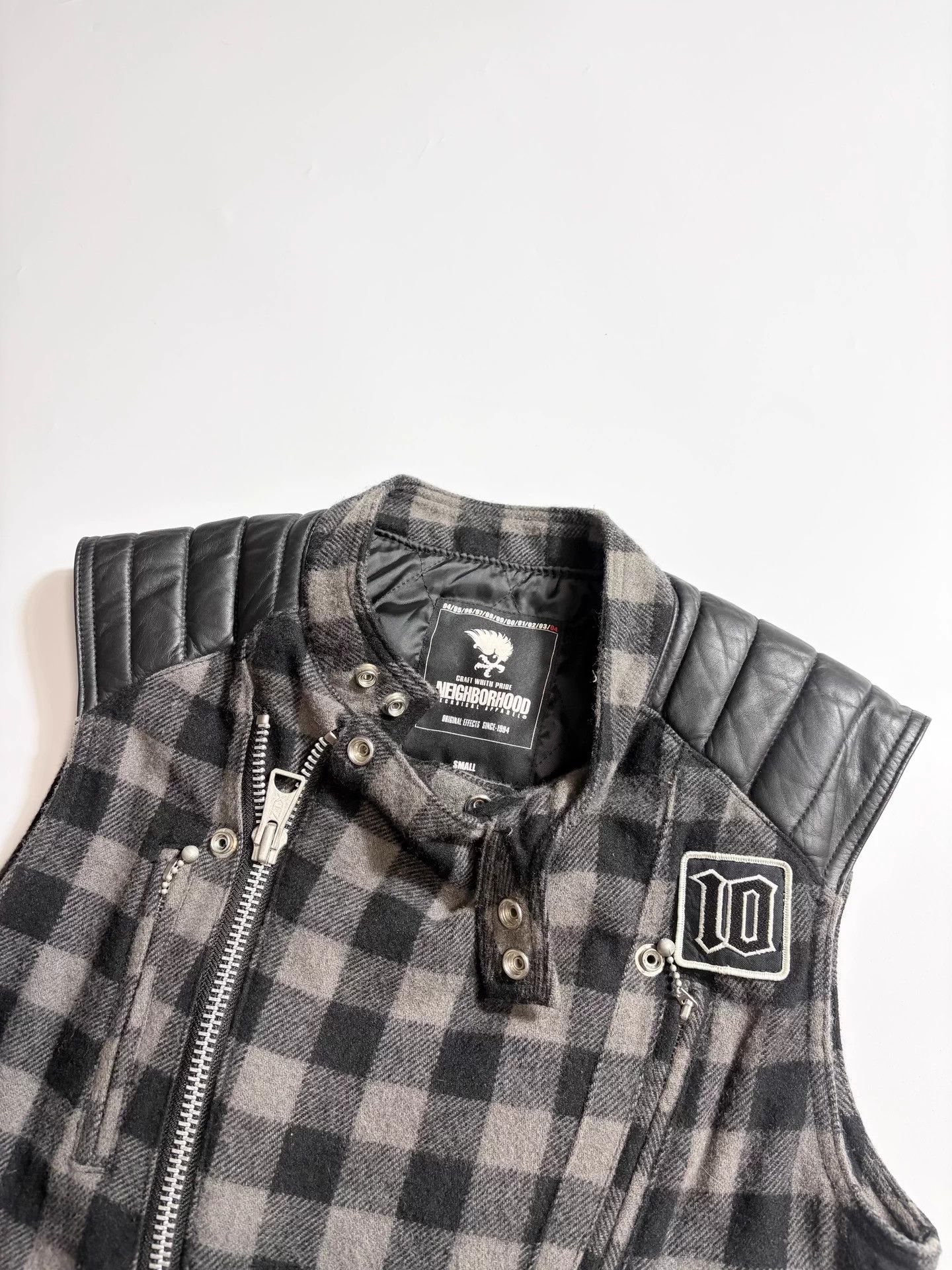 Neighborhood Neighborhood Color Blocked Biker Vest 95 New S Size US S / EU 44-46 / 1 - 3 Thumbnail