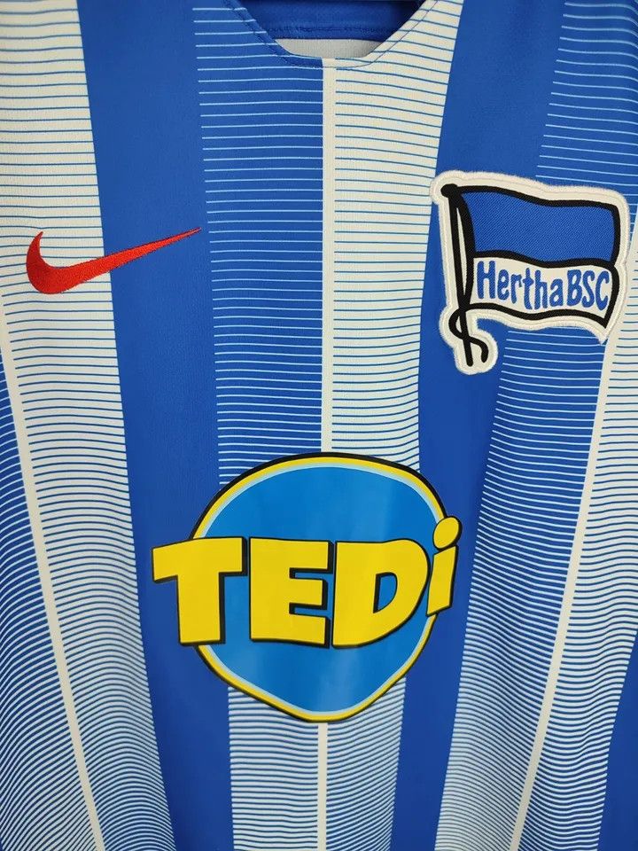 Nike Hertha BSC Berlin 2018/19 Home FOOTBALL Kit SHIRT SOCCER Size US L / EU 52-54 / 3 - 2 Thumbnail