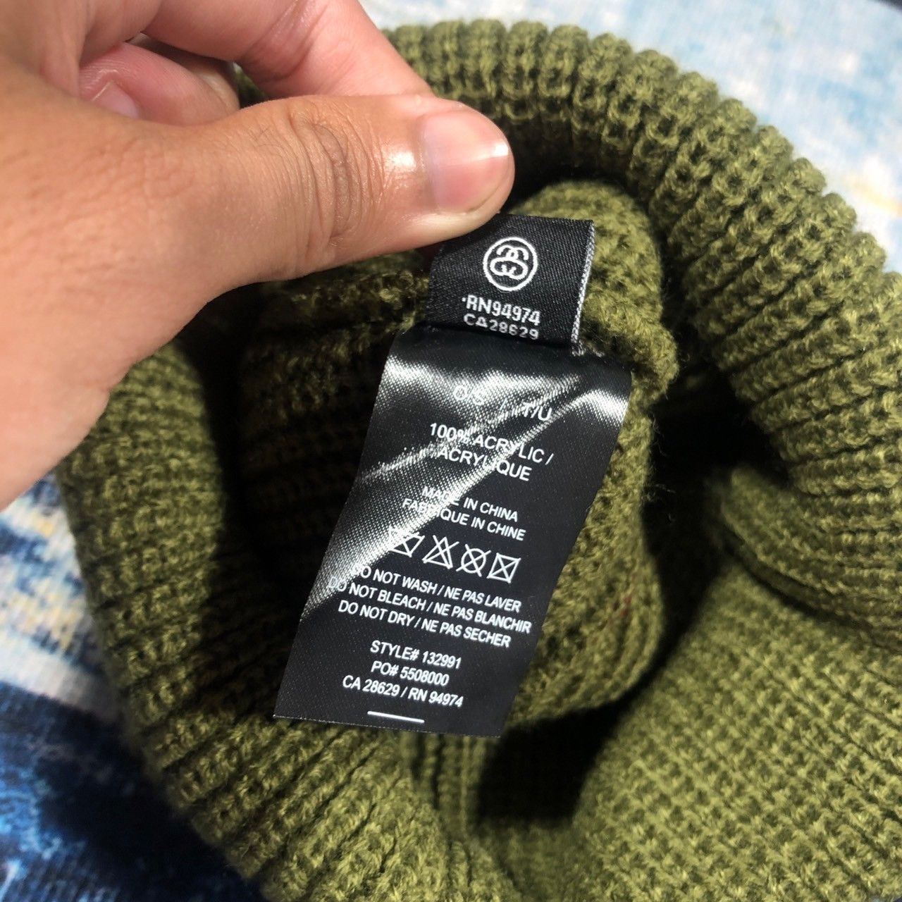 Stussy × Vintage Stussy Striped Cuff Beanie Size ONE SIZE - 5 Thumbnail