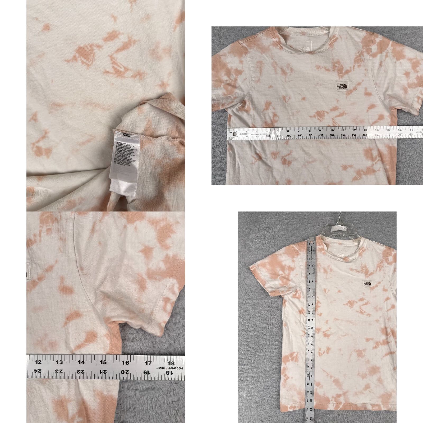 The North Face The North Face Shirt Womens Small White Tie Dye Short Sleeve 100% Cotton Crew Size L / US 10 / IT 46 - 8 Thumbnail