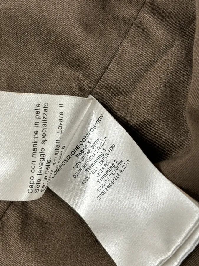 Gucci AW2010 Gucci Brown Hybrid Leather Sleeve Bomber Jacket Size US M / EU 48-50 / 2 - 16 Thumbnail