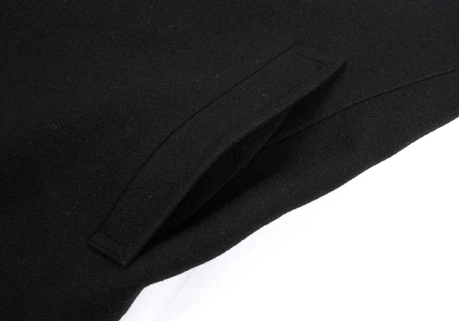 Burberry Cashmere Blend Wool Nylon Melton Half Coat in Black, L Size US XXS / EU 40 - 12 Thumbnail