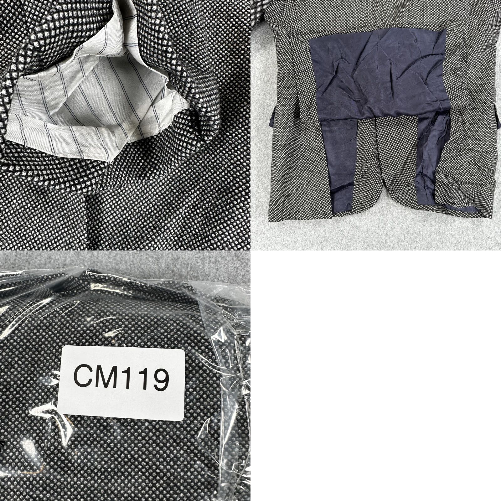 Suitsupply Suitsupply Lazio Blazer Vest Zignone Mens 38 Gray Wool 2 Piece Set Slim Fit Size 38R - 10 Thumbnail