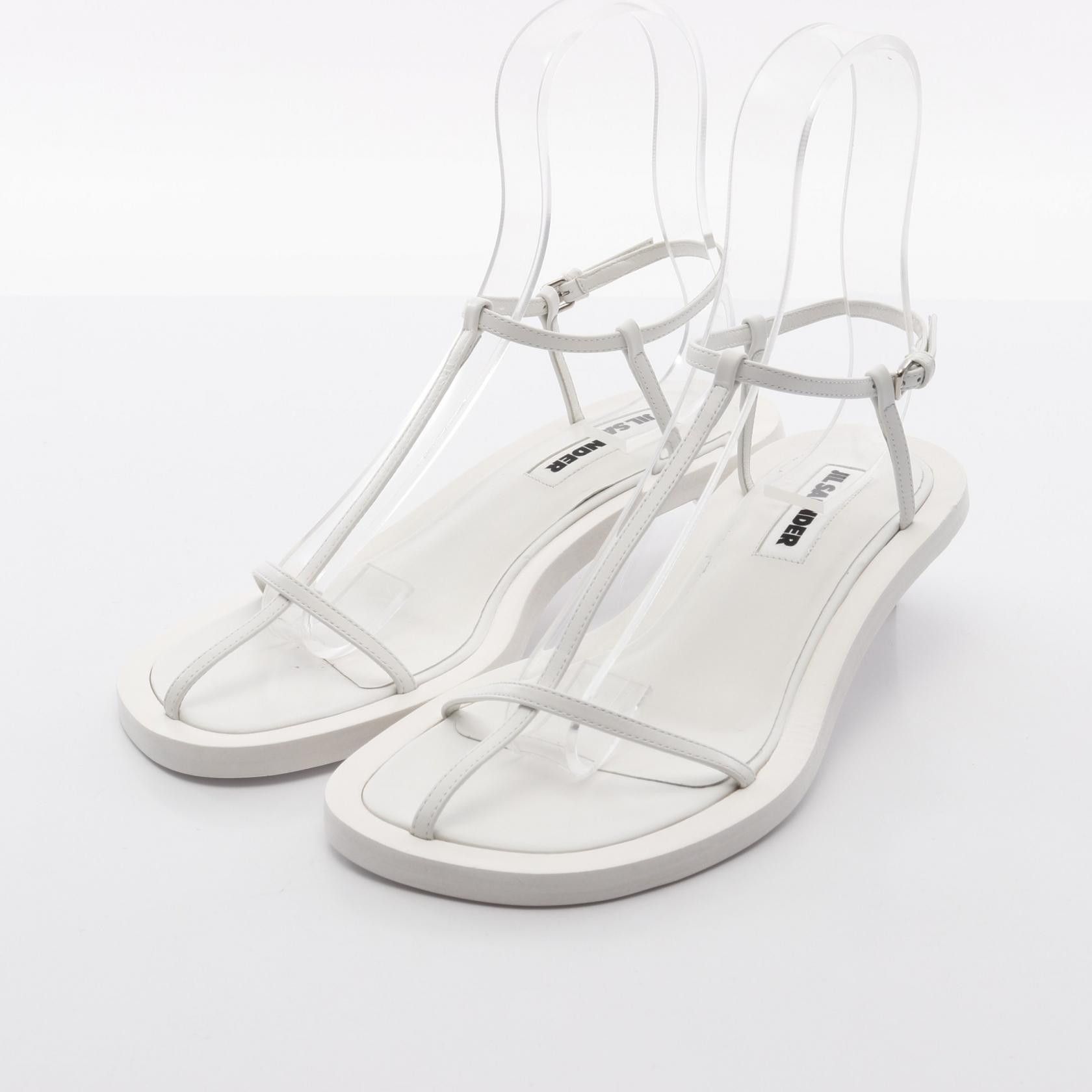 Jil Sander Jil Sander Jil Sander Leather Sandals Leather Shoes DUTY FREE for USA Size ONE SIZE - 1 Thumbnail