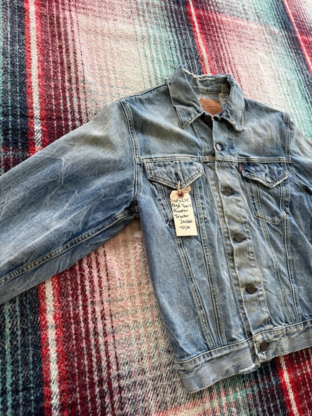 Levi's 70s Levi’s LVC Type 3 Embroidered Rooster Denim Jacket M Size US M / EU 48-50 / 2 - 8 Thumbnail