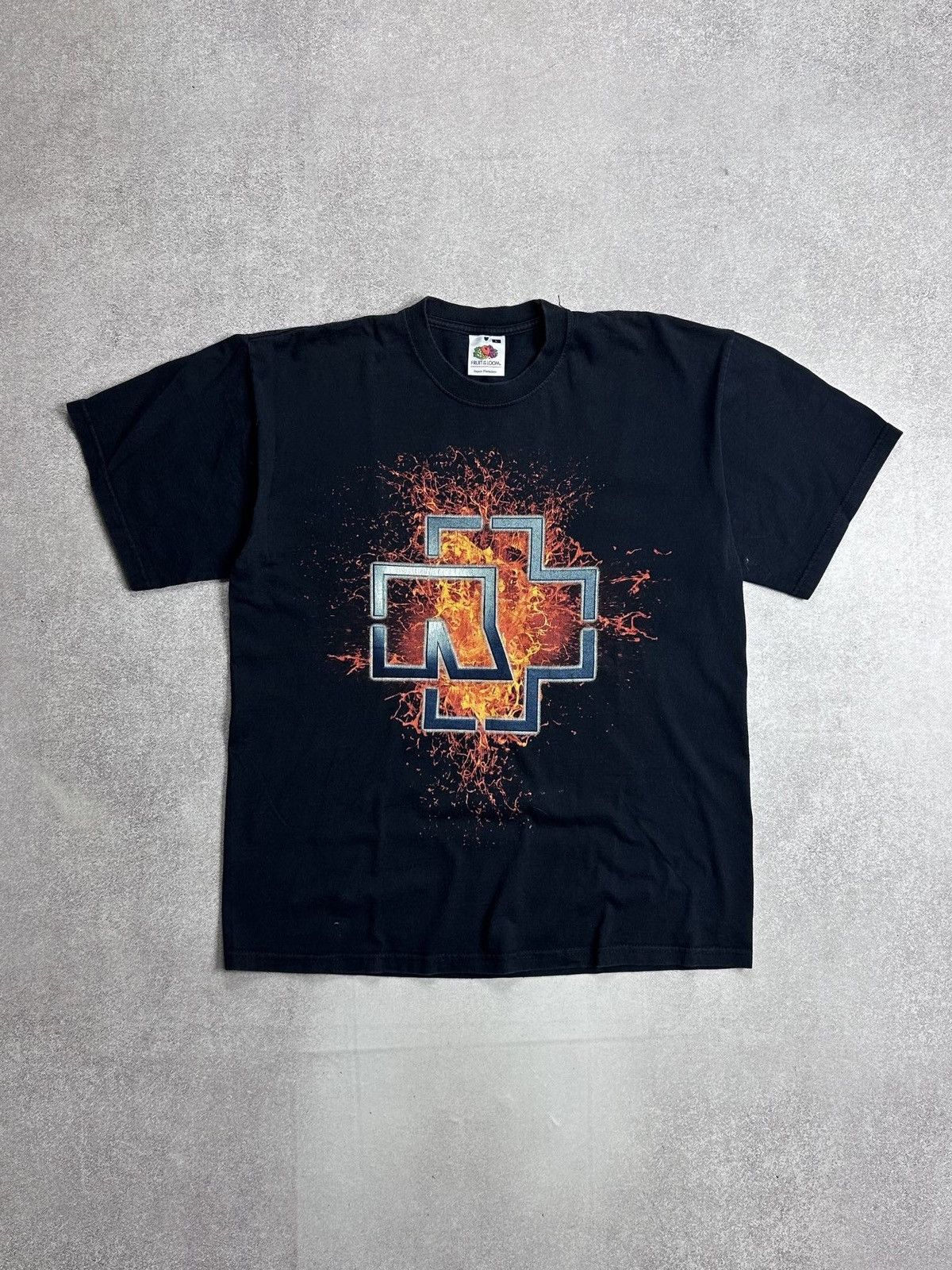 Band Tees Vintage 90s Rammstein Hier Kommt Die Sonne T-shirt L Size US L / EU 52-54 / 3 - 1 Thumbnail