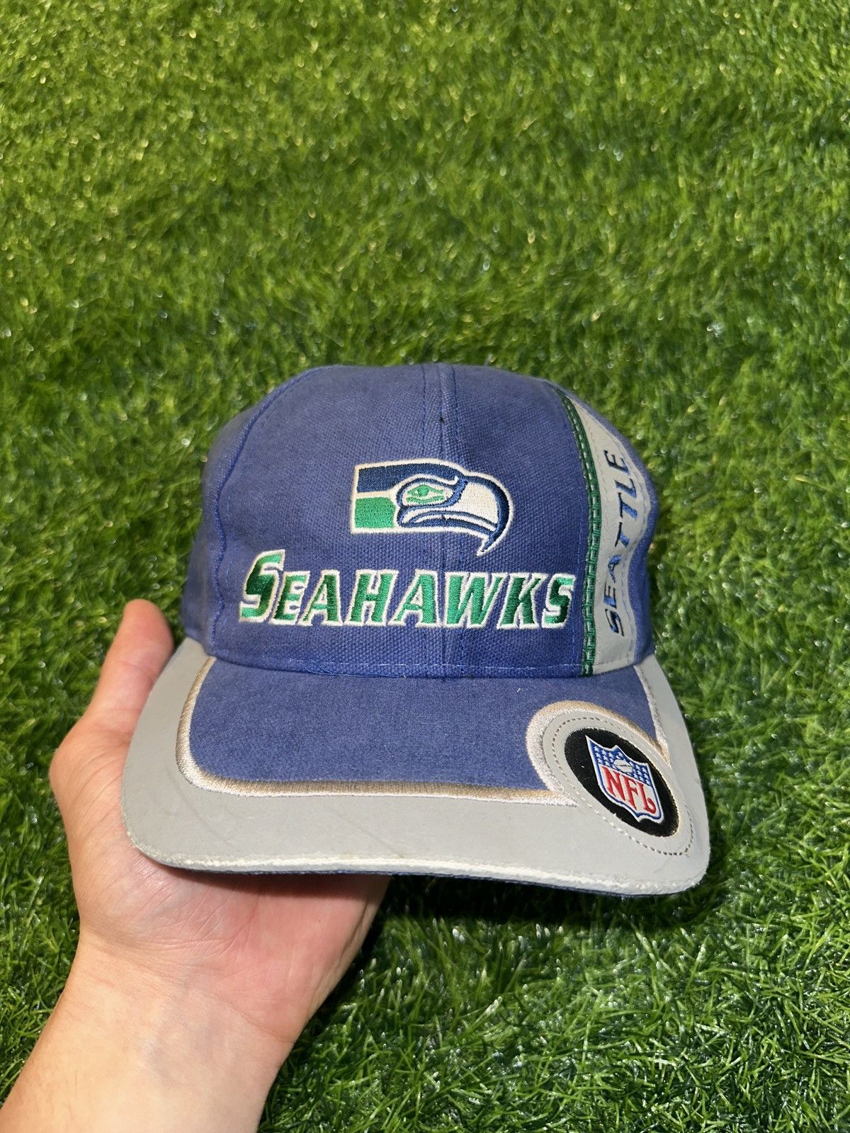 NFL Vintage nfl seattle seahawks puma velcro hat Size ONE SIZE - 2 Thumbnail
