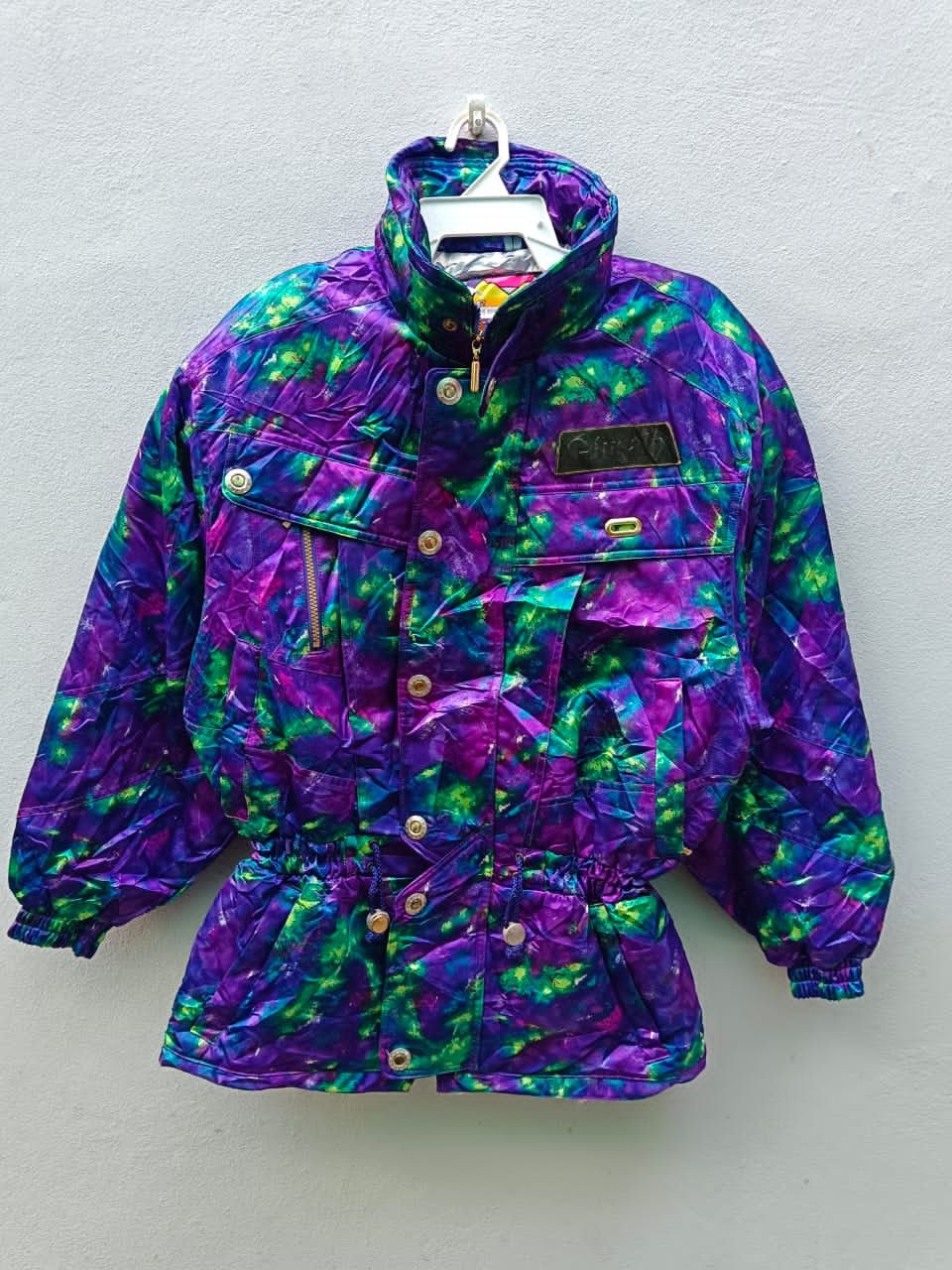 fusalp スキーウェアセット　Ｍ　パープル レトロ　ヴィンテージ Vintage Fusalp Ski Winter Jacket