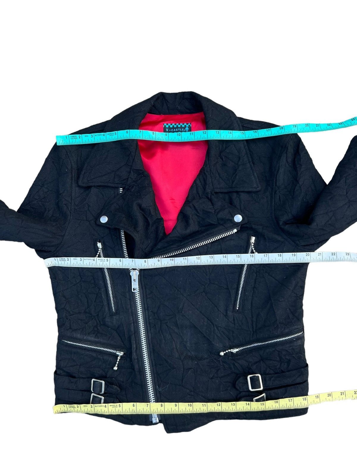 Vintage RARE!!! Vintage 90s V-Castle Japan Wool Punk Jacket Size US M / EU 48-50 / 2 - 3 Thumbnail