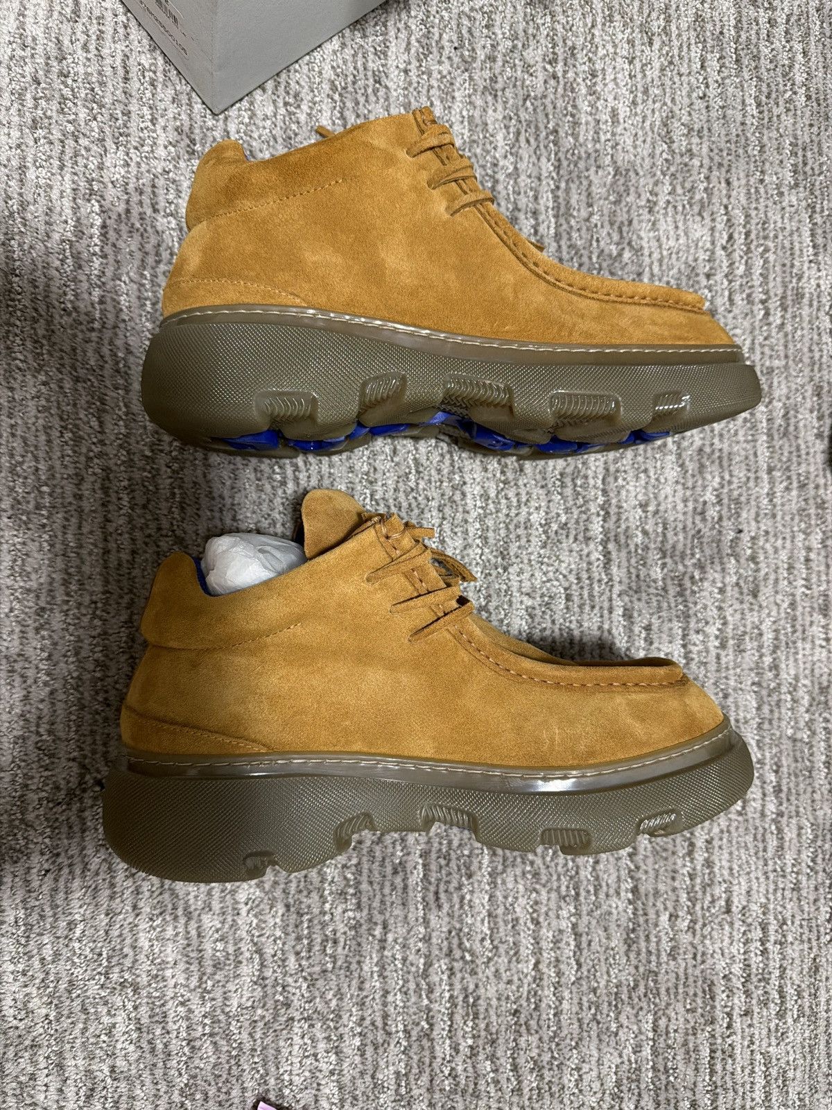 Burberry Burberry suede creeper mid lace up Size US 9 / EU 42 - 1 Thumbnail