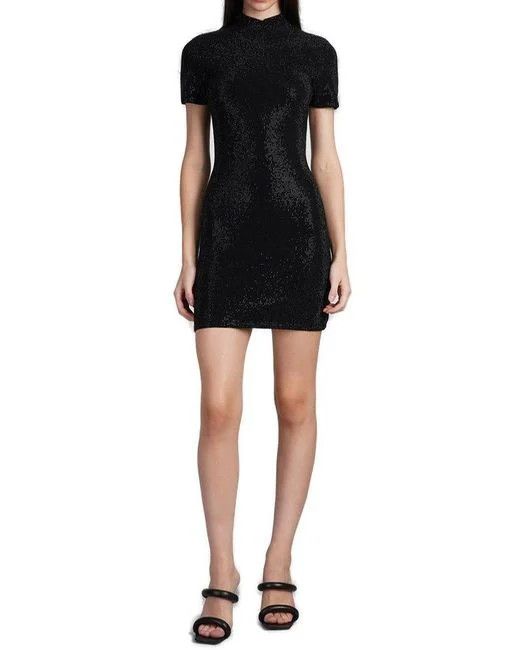 Alexander Wang o1s22i1n0225 Mini Dress in Black Size M / US 6-8 / IT 42-44 - 1 Thumbnail