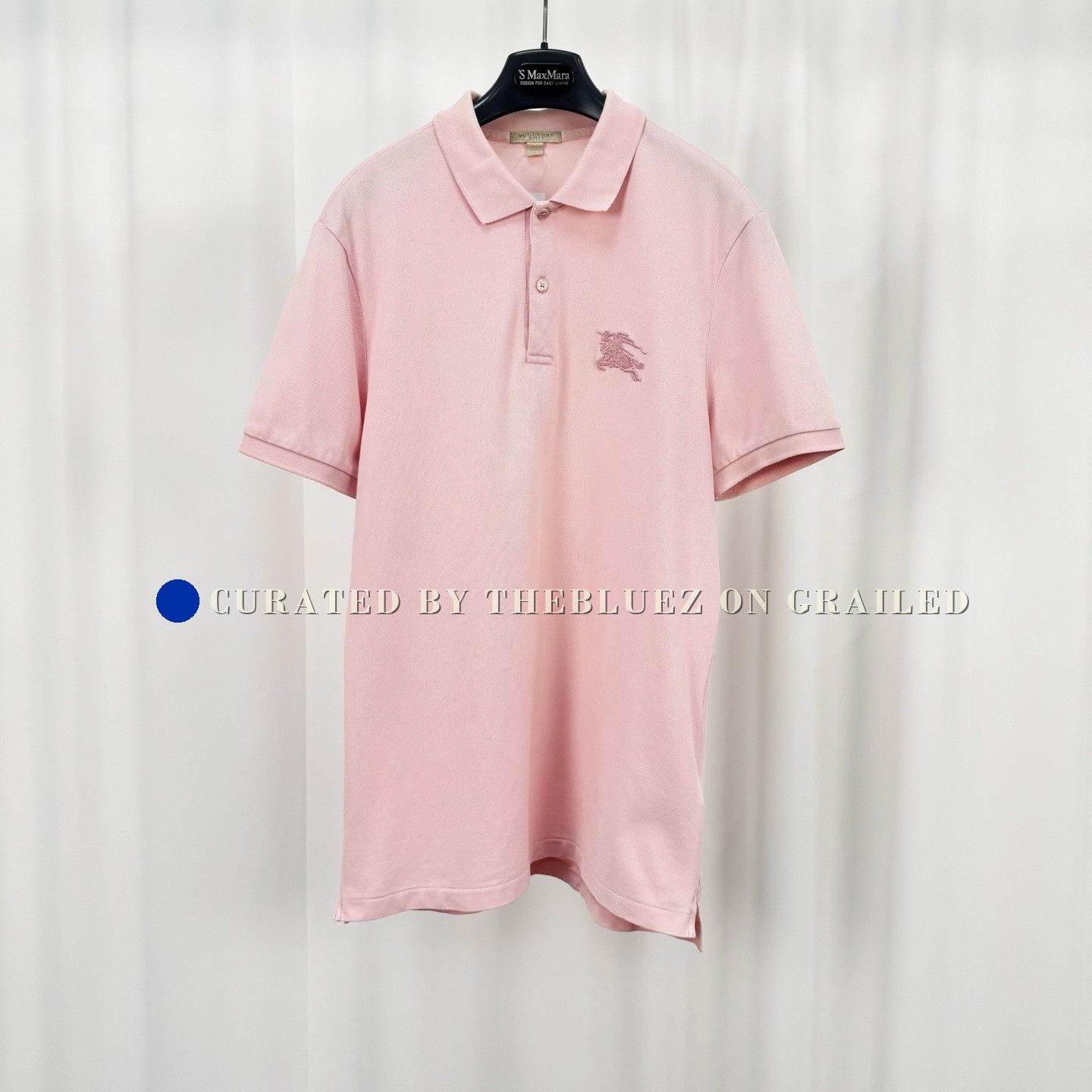 Burberry Burberry Embroidered Knight Polo Short Sleeve Size US M / EU 48-50 / 2 - 1 Thumbnail