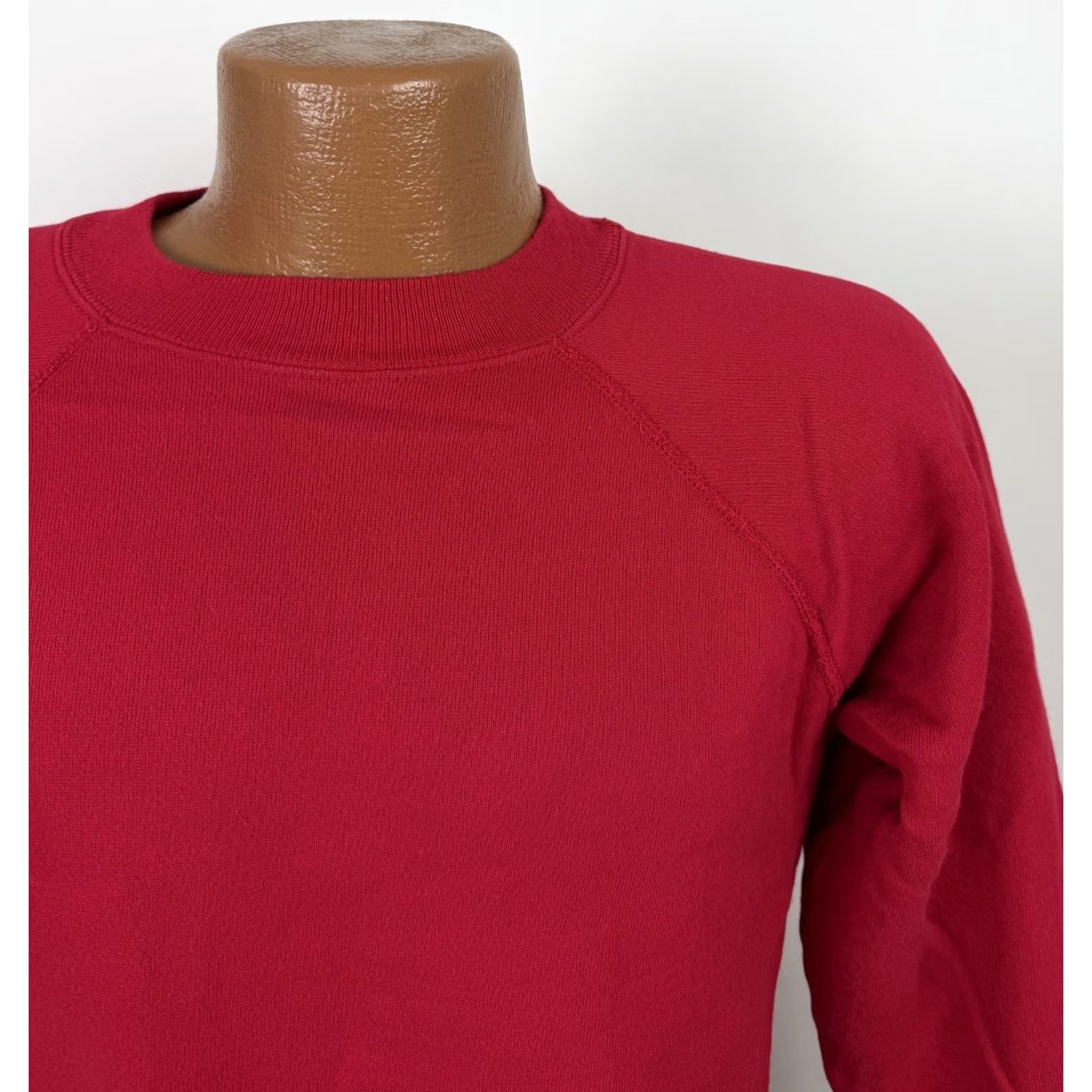 Hanes VINTAGE Hanes Sweatshirt Mens M Red Crewneck Raglan Slim Fit 90s Pullover Size US M / EU 48-50 / 2 - 3 Thumbnail