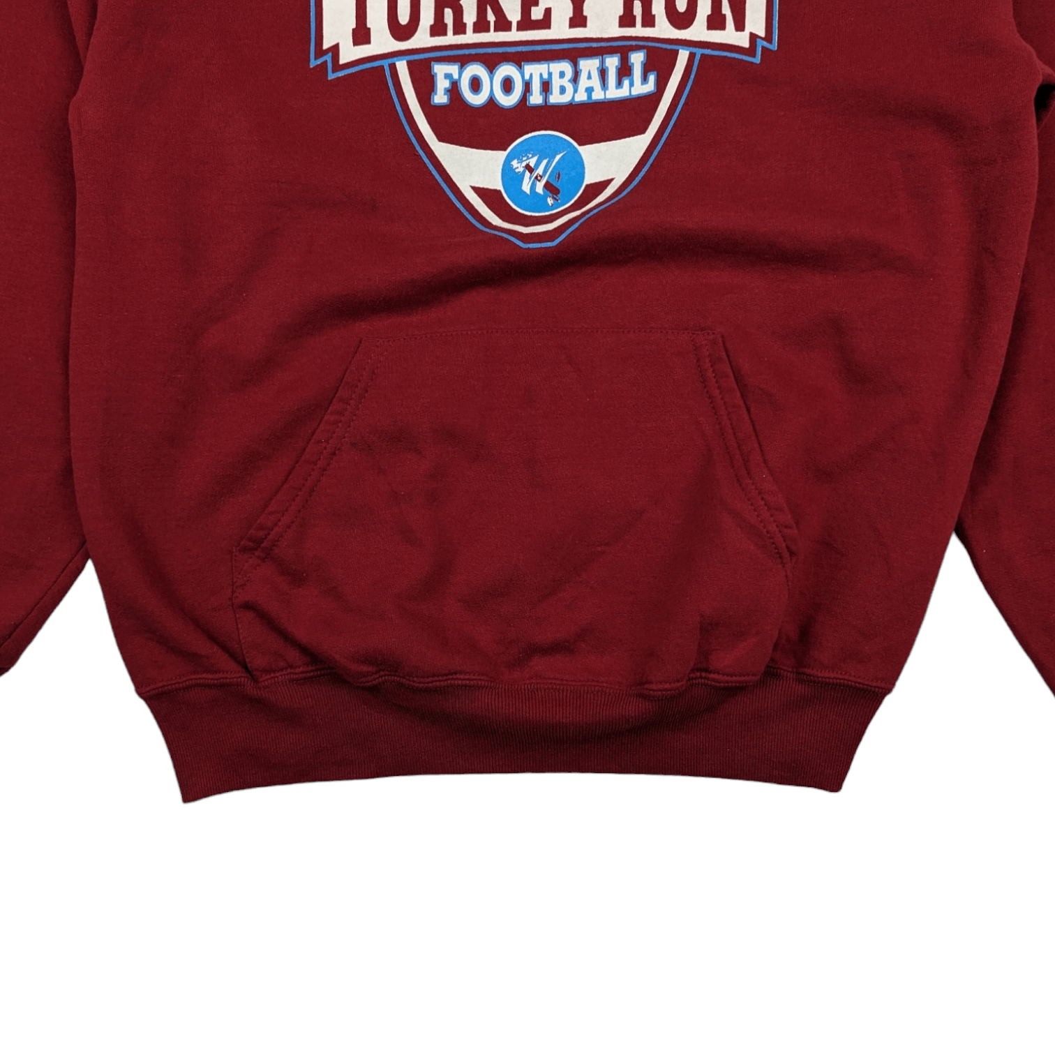Vintage 2002 WARRIORS FOOTBALL Turkey Run High School Sweatshirt Size US L / EU 52-54 / 3 - 7 Thumbnail
