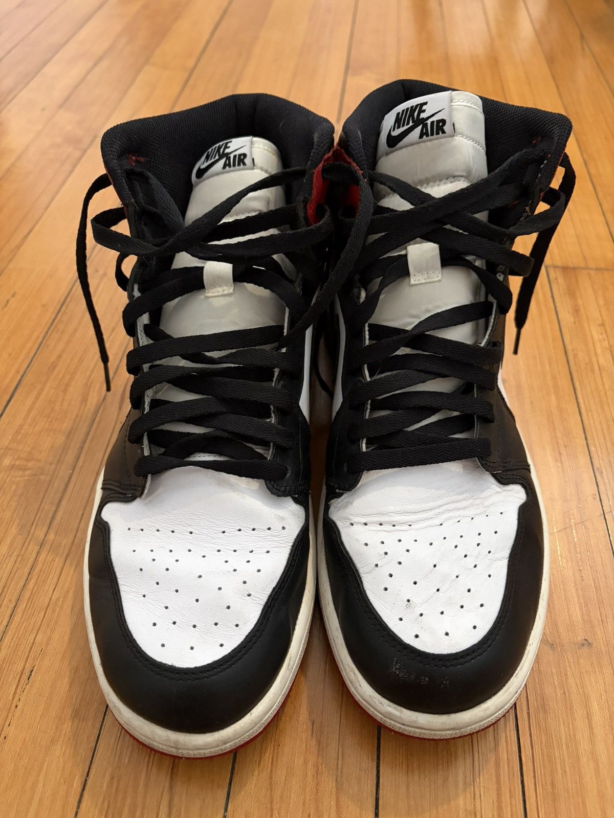 Jordan Brand Jordan 1 Black Toe 2013 Size US 12 / EU 45 - 3 Thumbnail