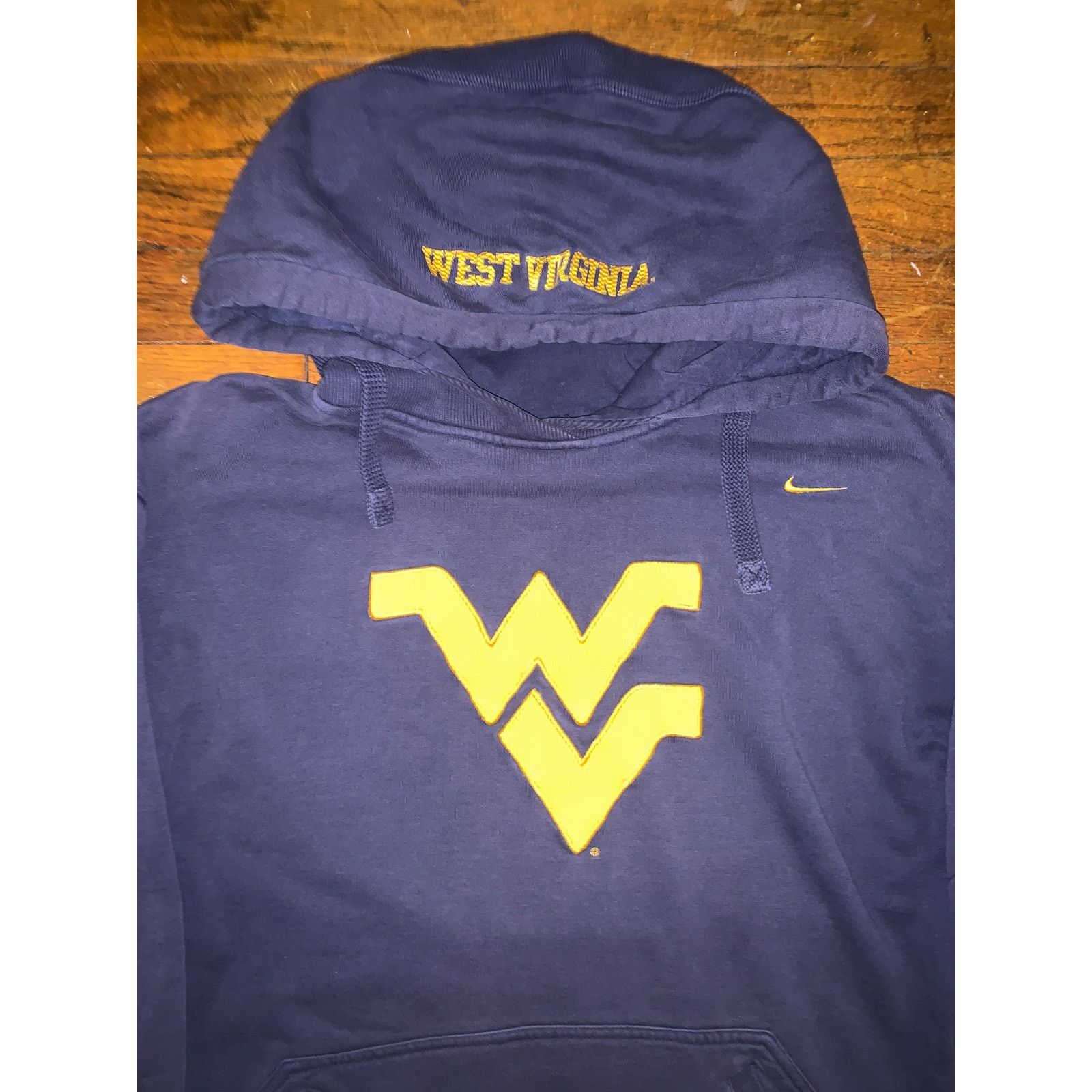 Nike West Virginia University Nike Hoodie Navy Blue Men’s XL Size US XL / EU 56 / 4 - 5 Thumbnail