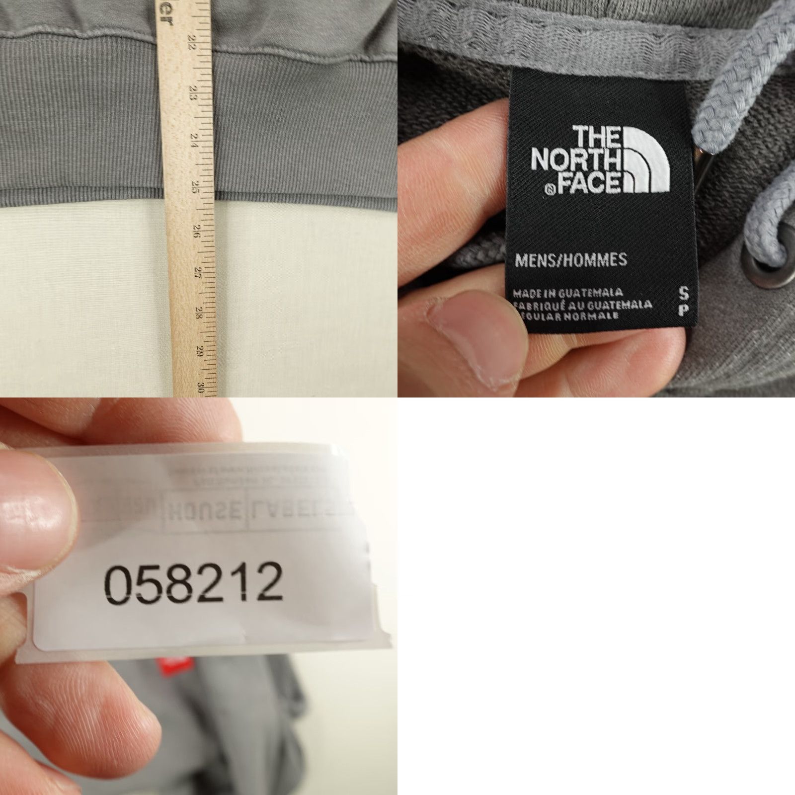 The North Face The North Face Hoodie Mens Small Gray Pullover Sweatshirt Hoodie Sweater Sweatshirt Outdoor Hiking Pockets Logo Graphic Print Cotton Polyester Fleece Size US S / EU 44-46 / 1 - 8 Thumbnail