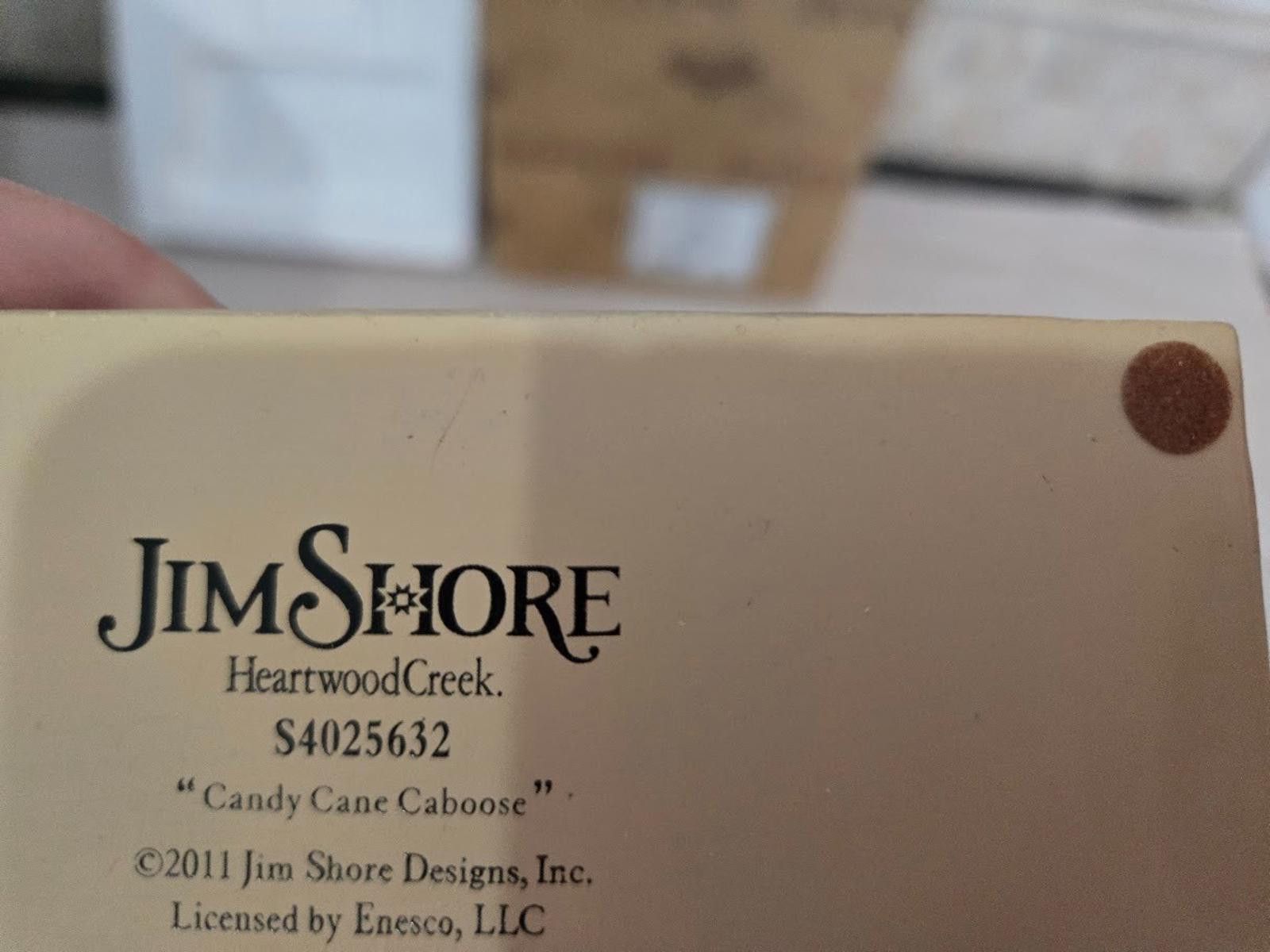 Other Jim Shore Candy Cane Caboose 4025632 Heartwood Creek RARE Size ONE SIZE - 8 Thumbnail