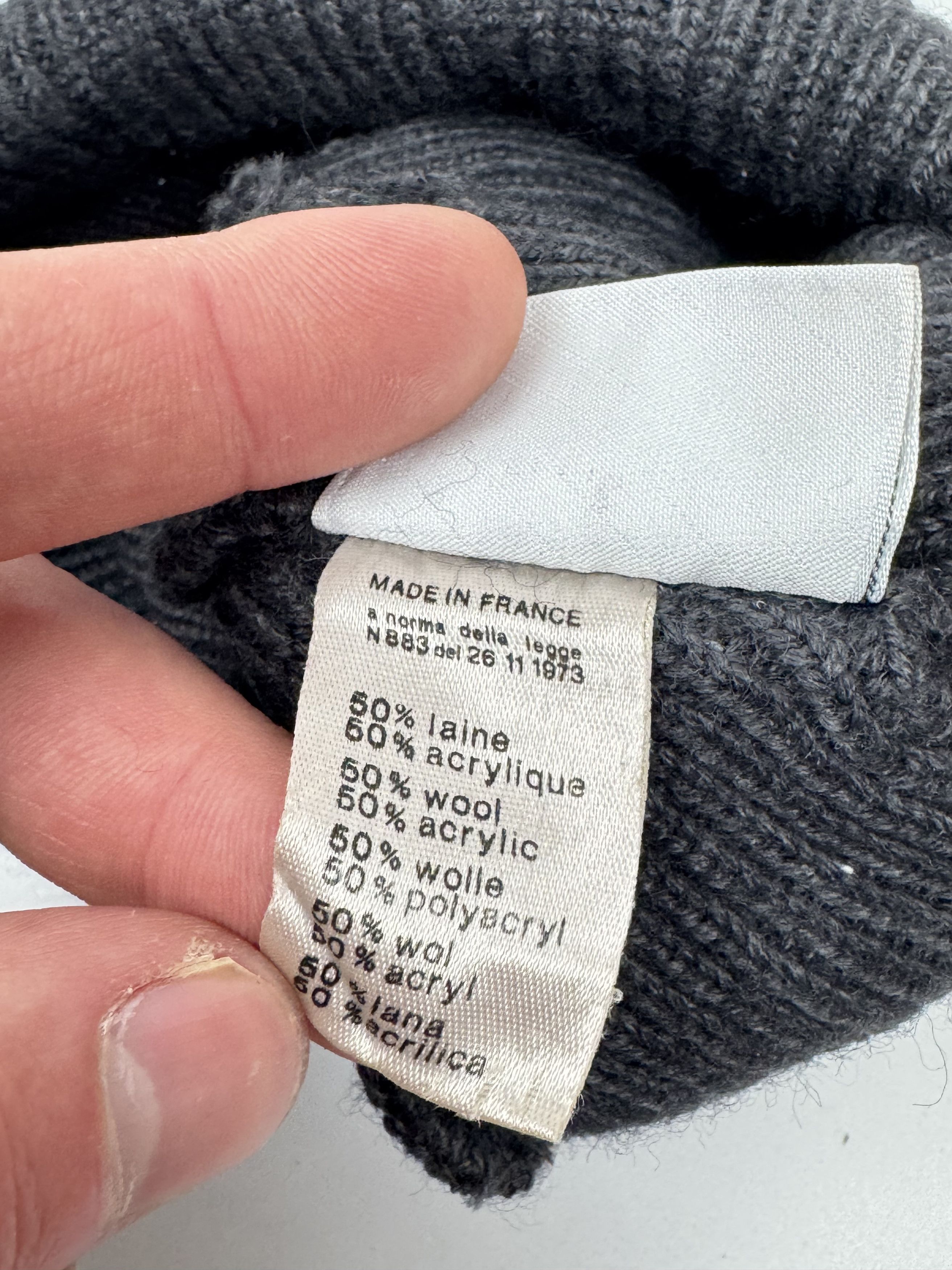 Lacoste Vintage 90s Lacoste Beanie Wool Hat Cap Made In France Size ONE SIZE - 5 Thumbnail