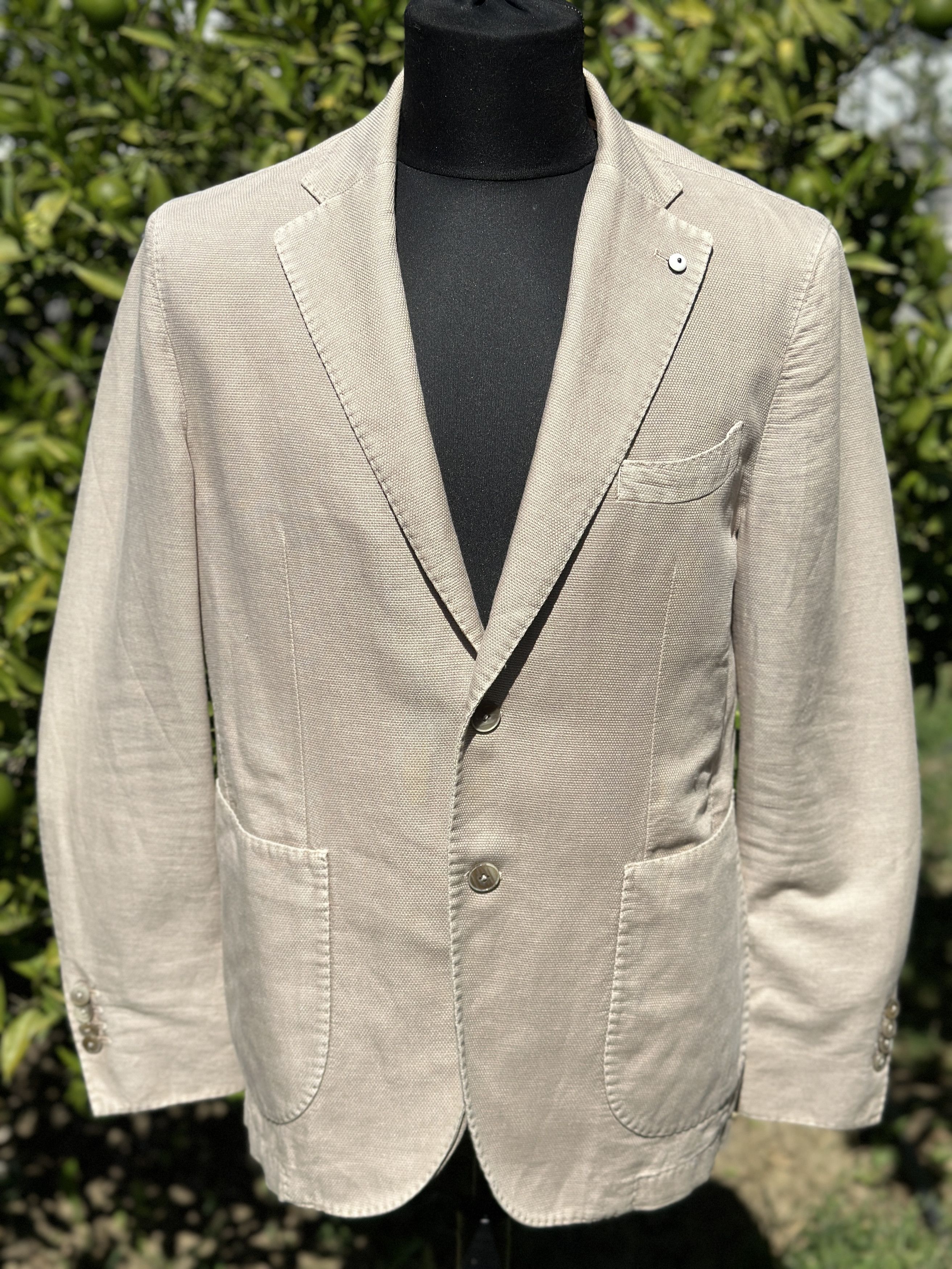 L.B.M. 1911 Limited Edition LBM 1911 Formal Jacket Linen Slim Size 52 R Size 52R - 10 Thumbnail