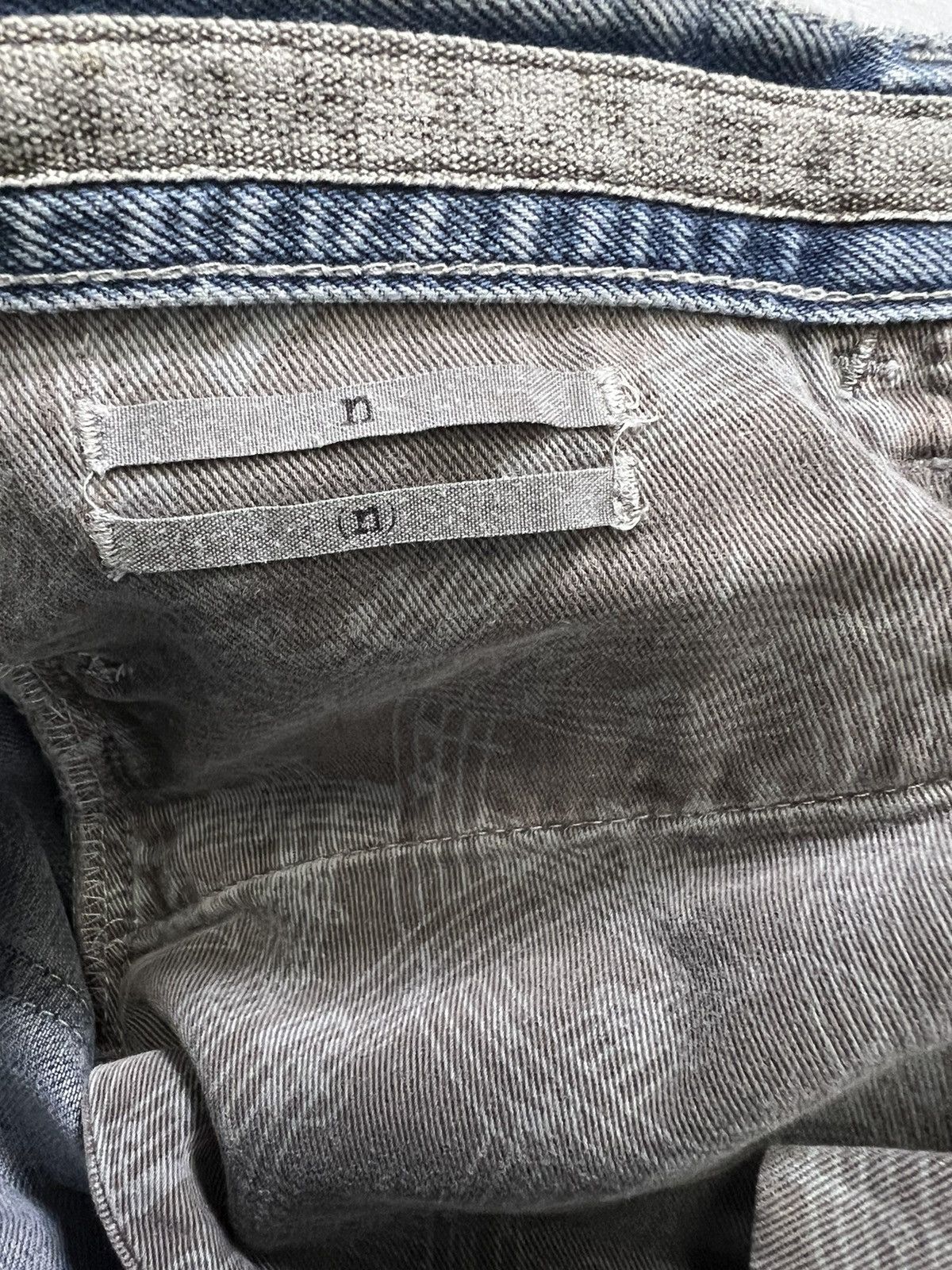 Number (N)ine Number (N)ine - S/S 07’ - Mudwash Distressed Pain Denim Size US 30 / EU 46 - 15 Thumbnail