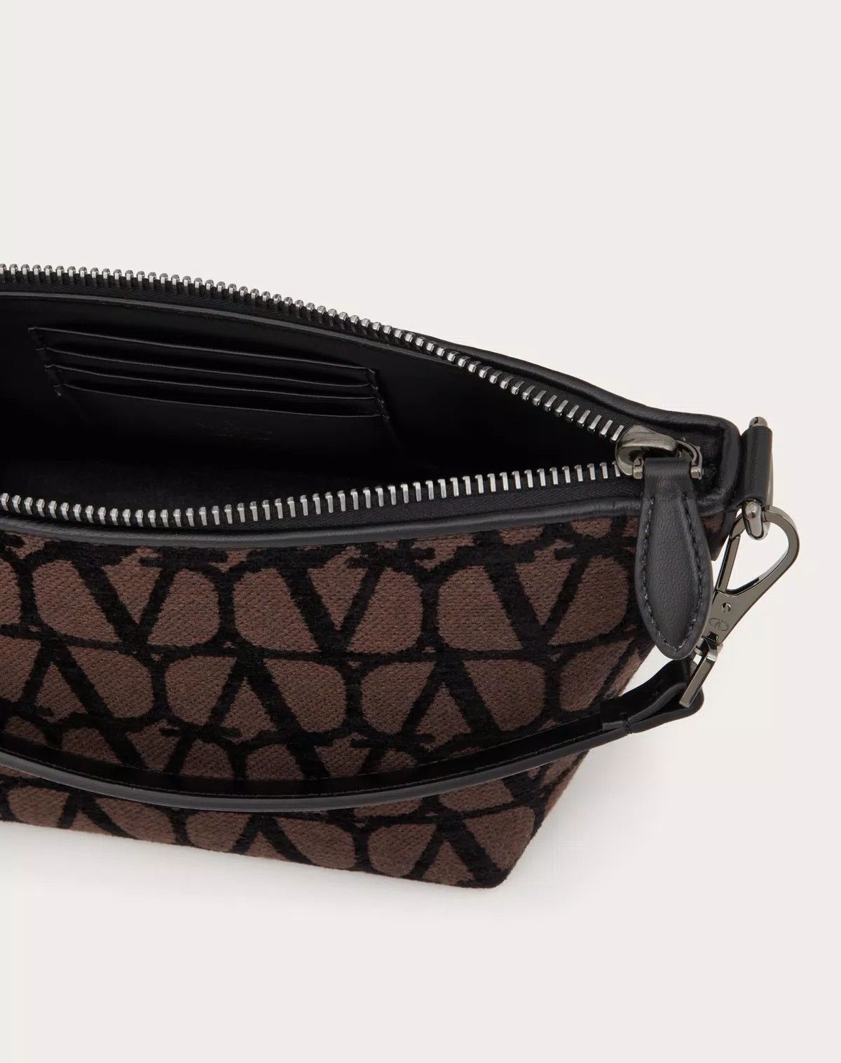 Valentino oc11z0725 Size: OS/ Toile Iconographe Bag in Melange/Black Size ONE SIZE - 6 Thumbnail