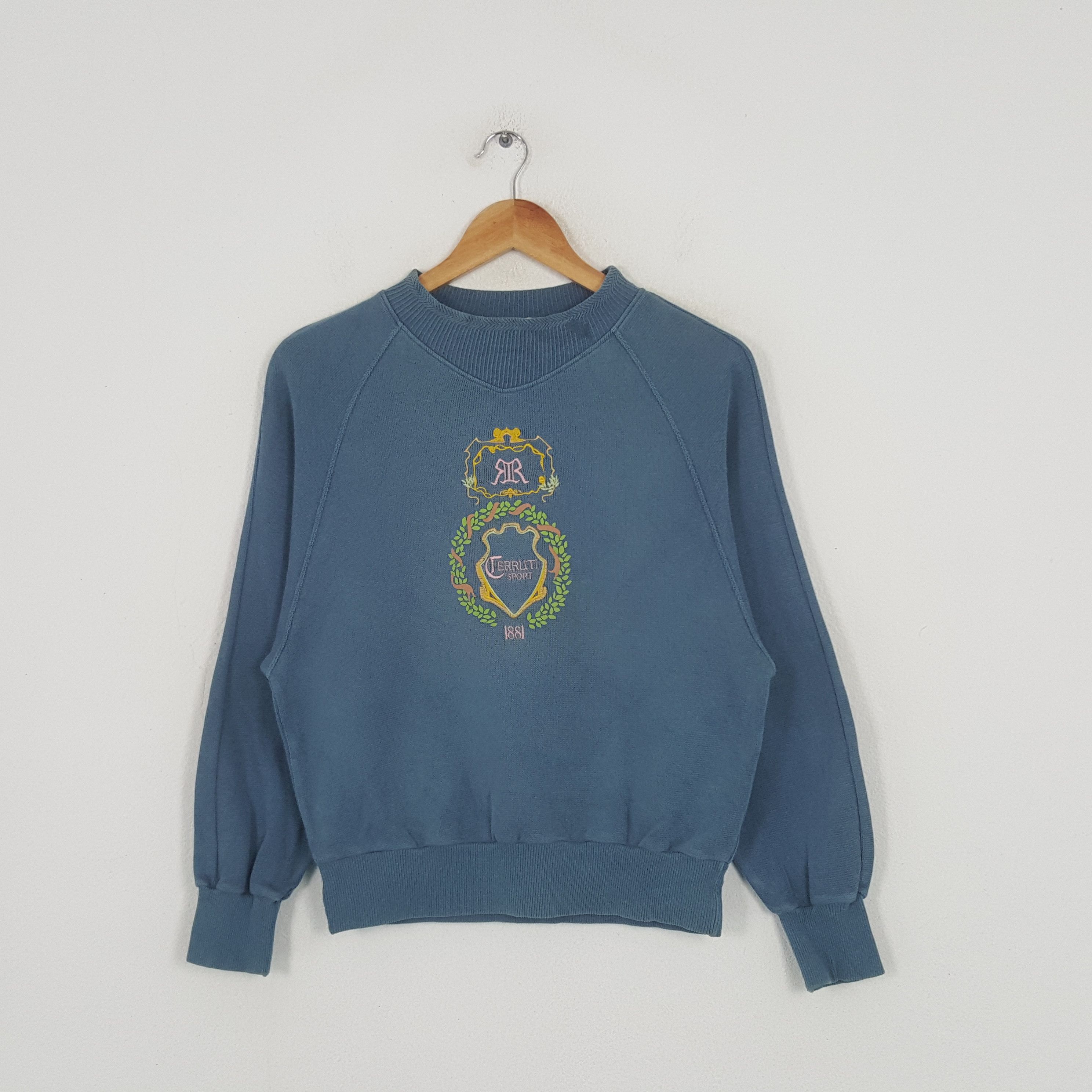 Cerruti 1881 × Vintage Vintage Cerruti Sport 1881 Luxury Brand Sweatshirt Size US S / EU 44-46 / 1 - 1 Thumbnail