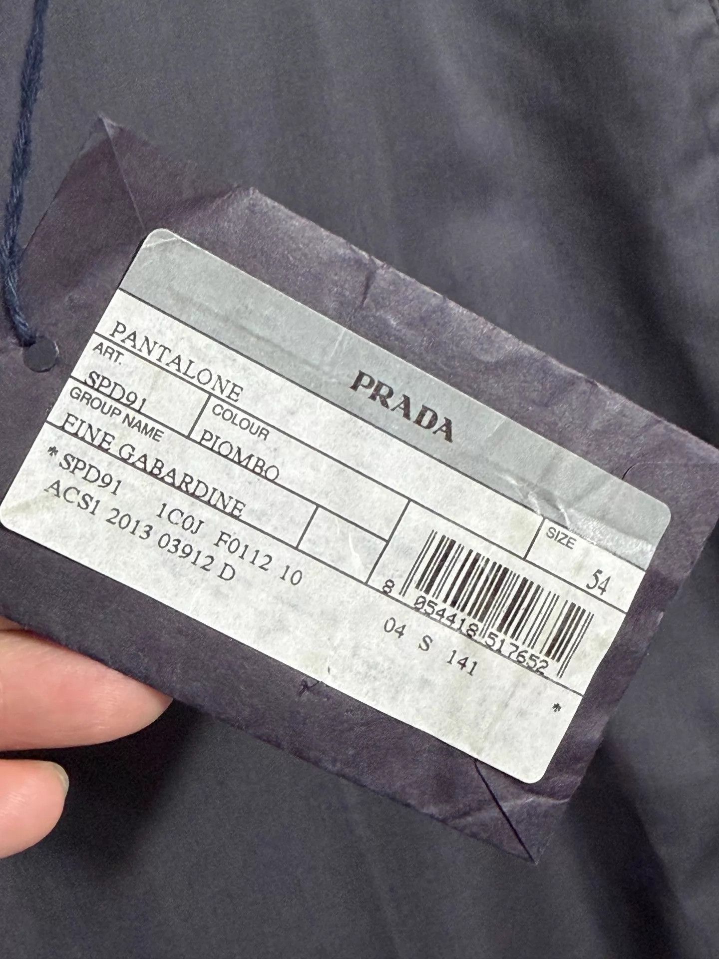Prada Prada 54 Straight Dress Pants New With Tags Size US 38 / EU 54 - 7 Thumbnail
