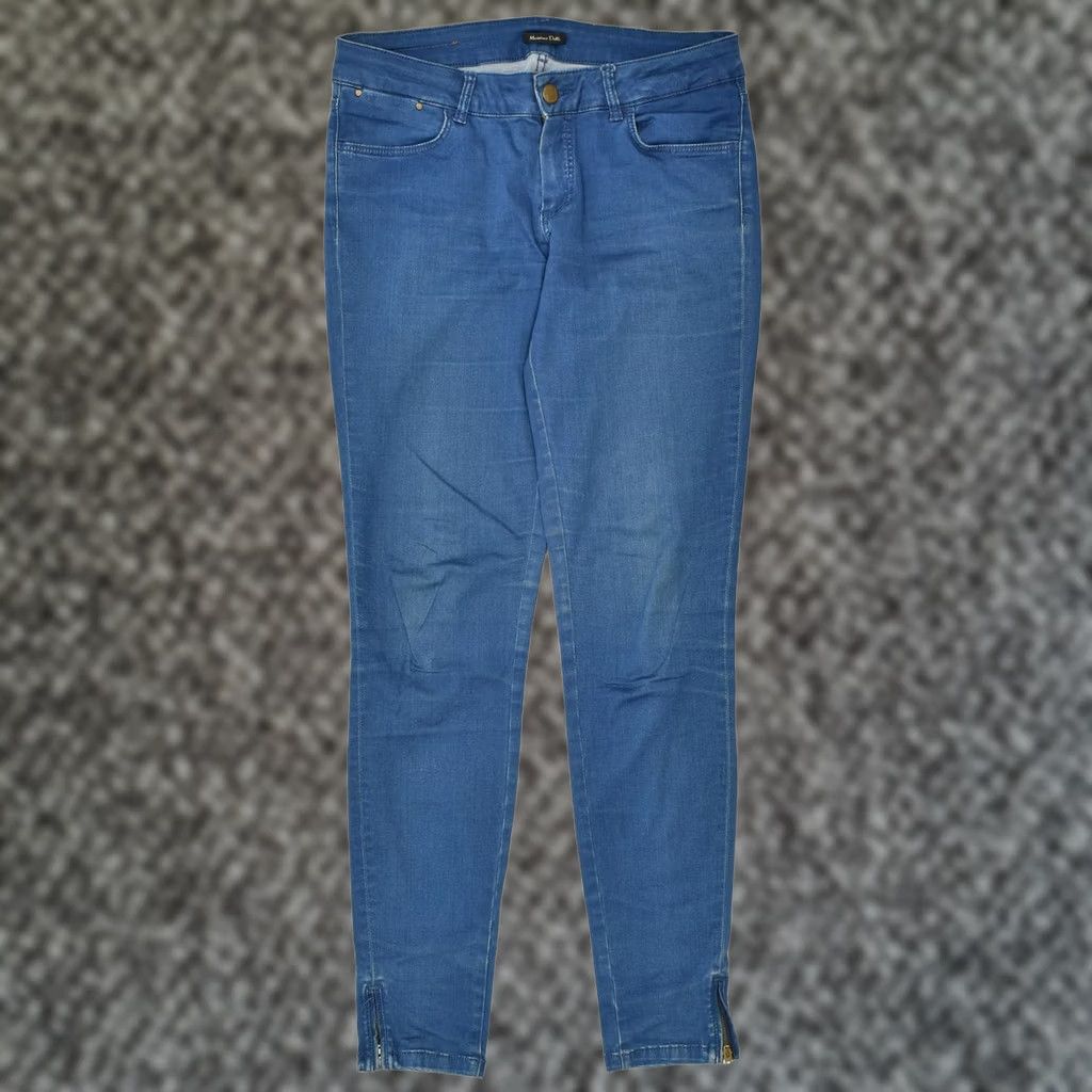 Massimo Dutti MASSIMO DUTTI Jeans Skinny Low Waist Blue Size 40 Medium W30 L31 Womens TJ77 Size 32" / US 10 / IT 46 - 1 Thumbnail