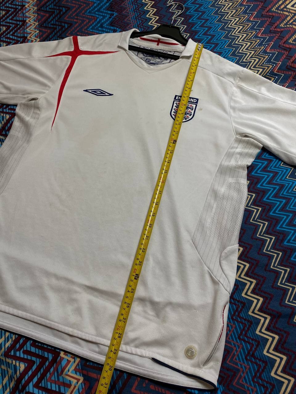 Umbro × Vintage 2008 VINTAGE UMBRO ENGLAND NATIONAL TEAM HOME FOOTBALL SHIRT Size US XL / EU 56 / 4 - 16 Thumbnail