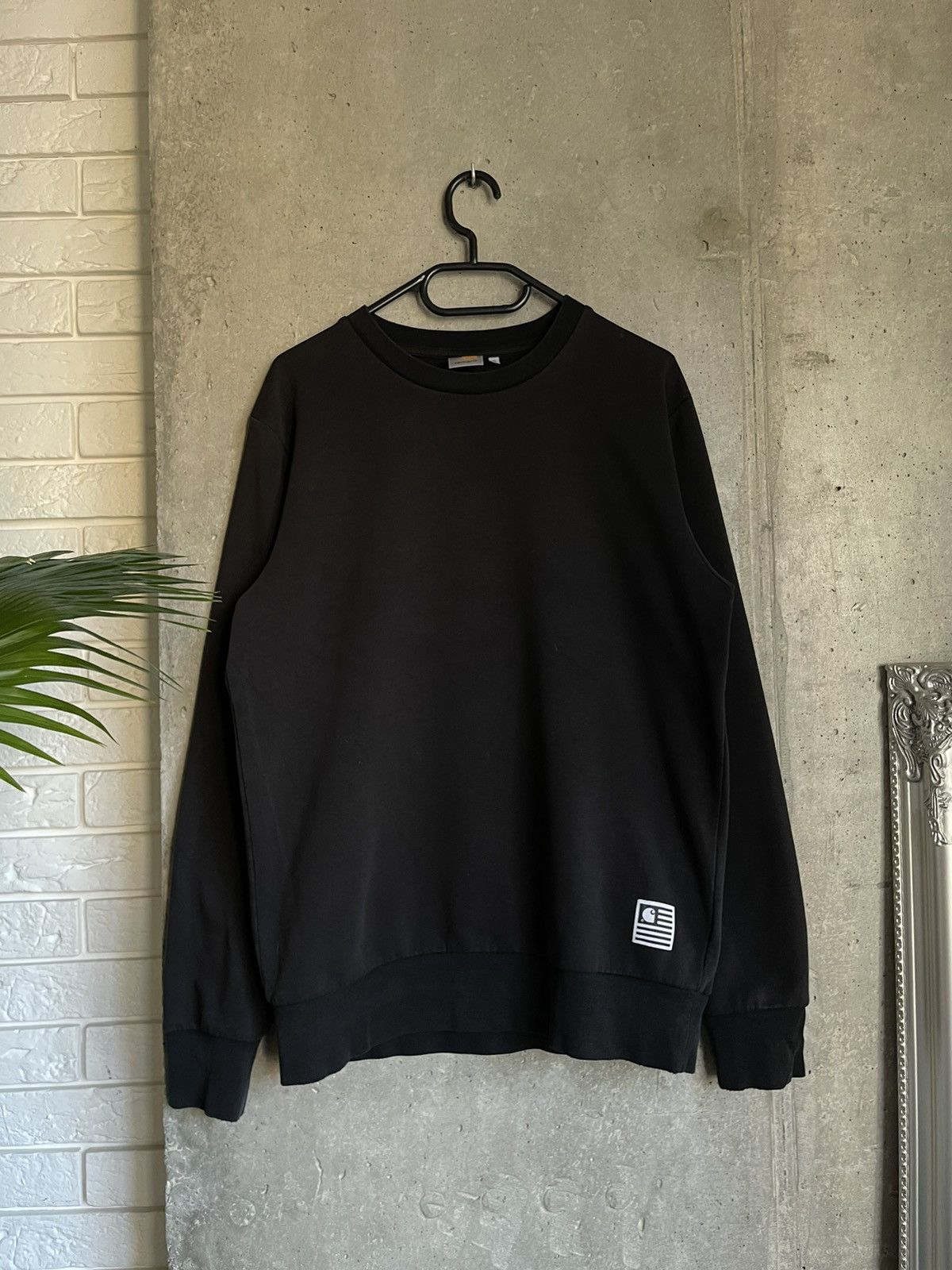 Carhartt × Carhartt Wip × Vintage Vintage Carhartt Faded State Flag Sweat Big Logo Size US M / EU 48-50 / 2 - 3 Thumbnail