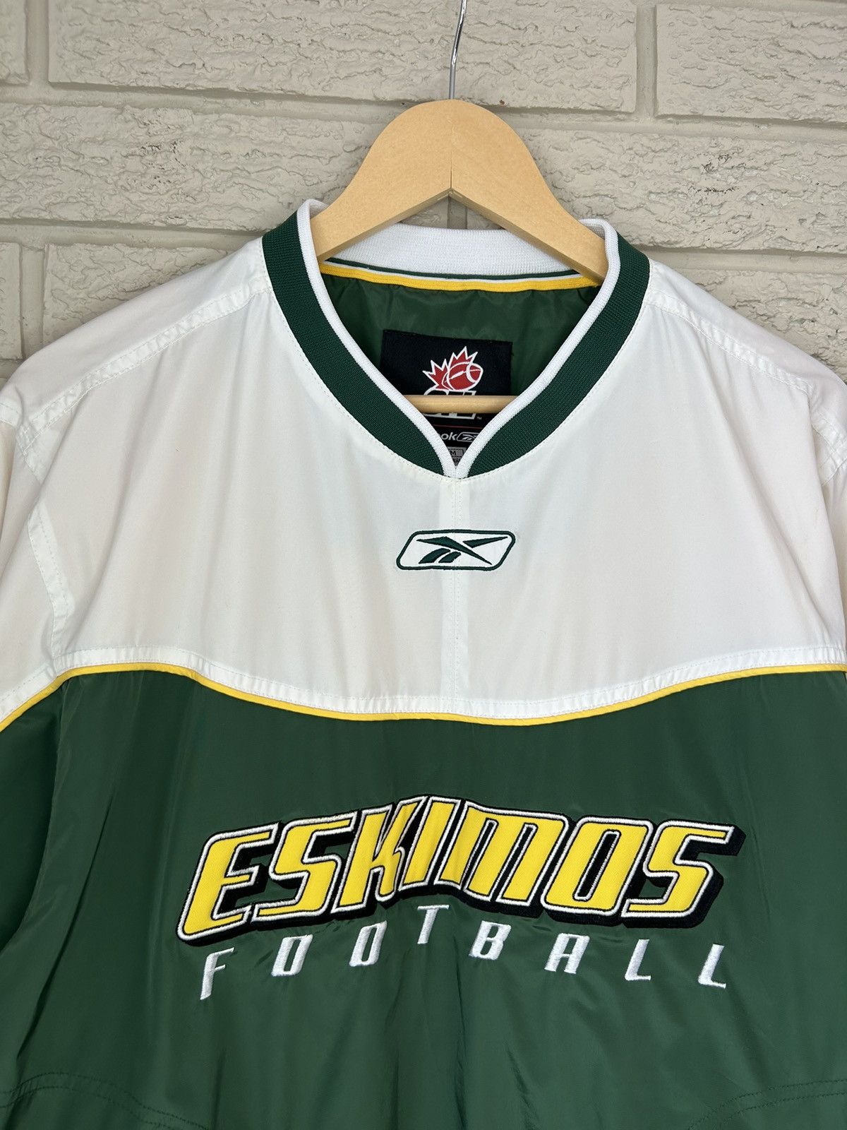 NFL × Reebok × Vintage Vintage Reebok CFL Edmonton Eskimos Football Jacket Size US M / EU 48-50 / 2 - 3 Thumbnail