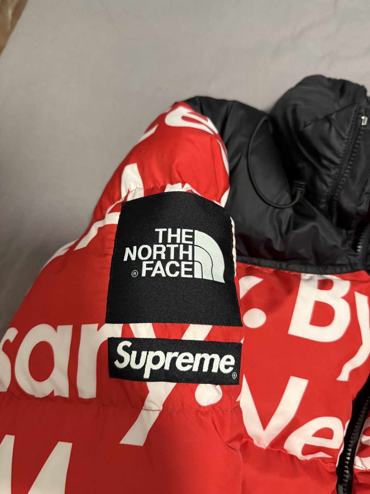 Supreme × The North Face Supreme tnf north face red bamn by any means nuptse jacket Size US S / EU 44-46 / 1 - 3 Thumbnail