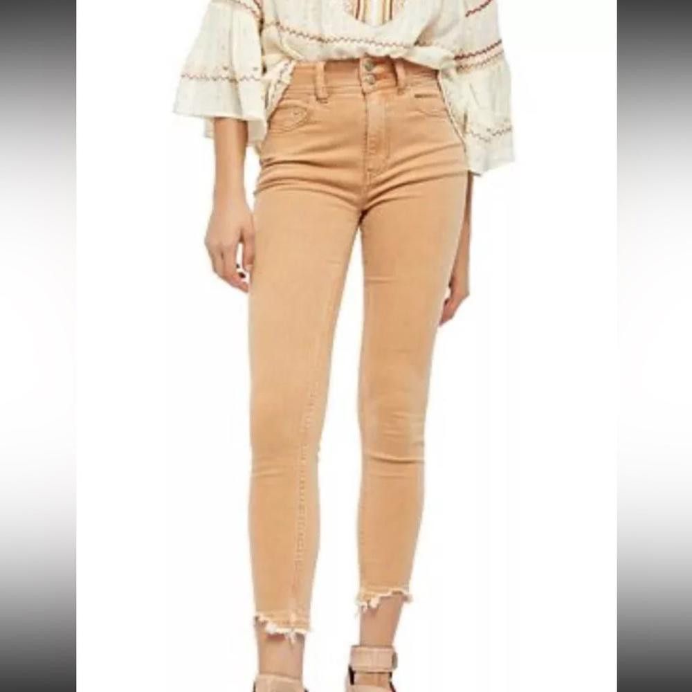 Free People Free People l Wild Child Tan Skinny Jeans 25 Size 25" / US 0 / IT 36 - 1 Thumbnail