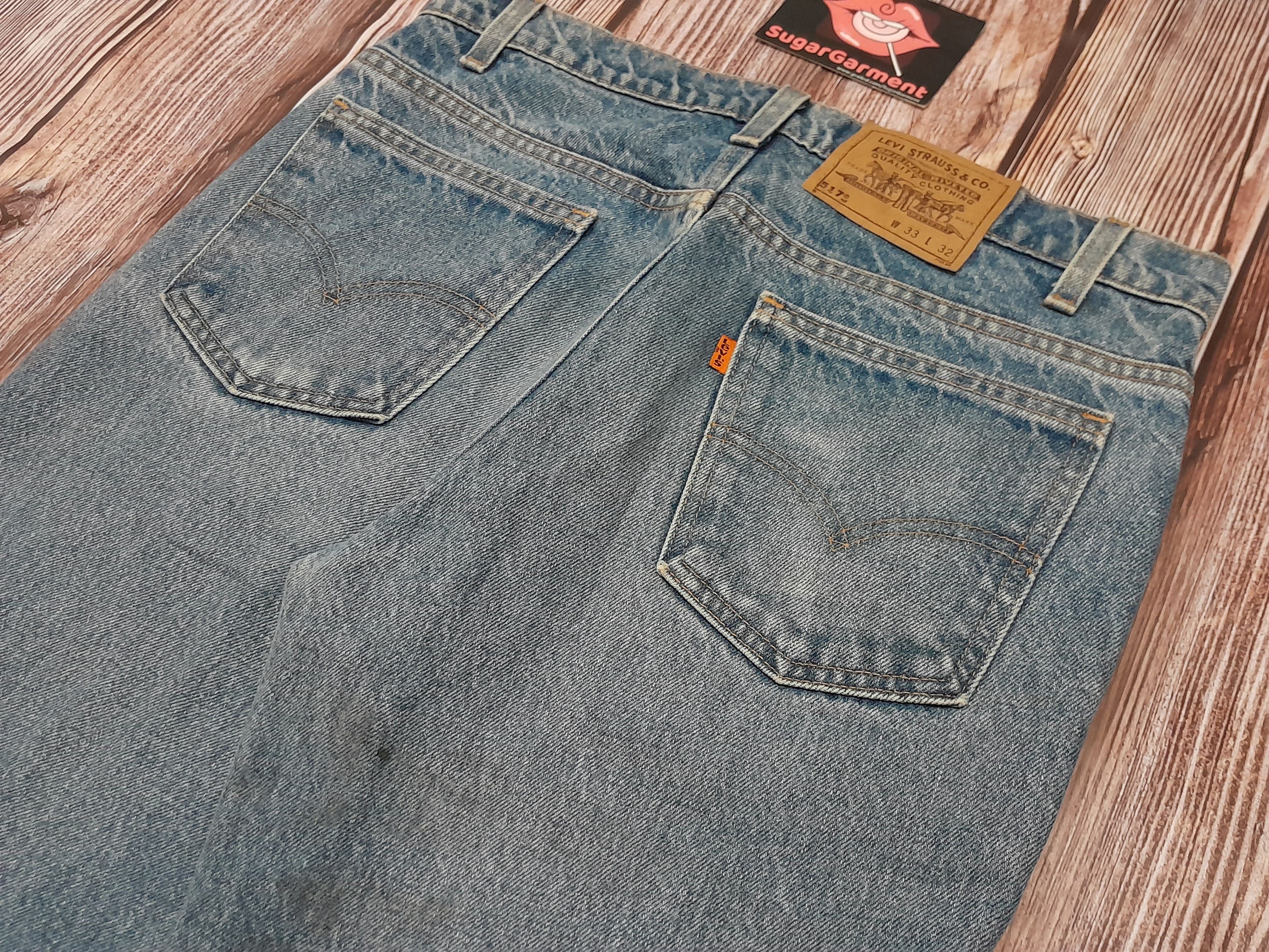 Levi's Levis 517 Jeans Bootcut Flare Bell Bottom Orange Tab Vintage Size US 33 - 16 Thumbnail