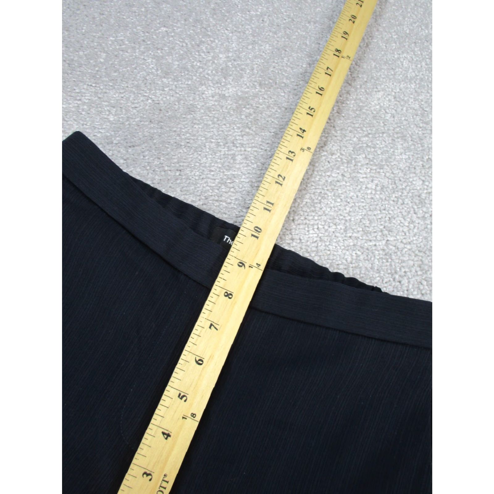 Theory Theory Pants Womens Pull On Dress Pants 00 Blue Crepe Navy Admi ral Stripe Polyester Blend Tapered Regular Womens Size 24" / US 00 / IT 34 - 5 Thumbnail