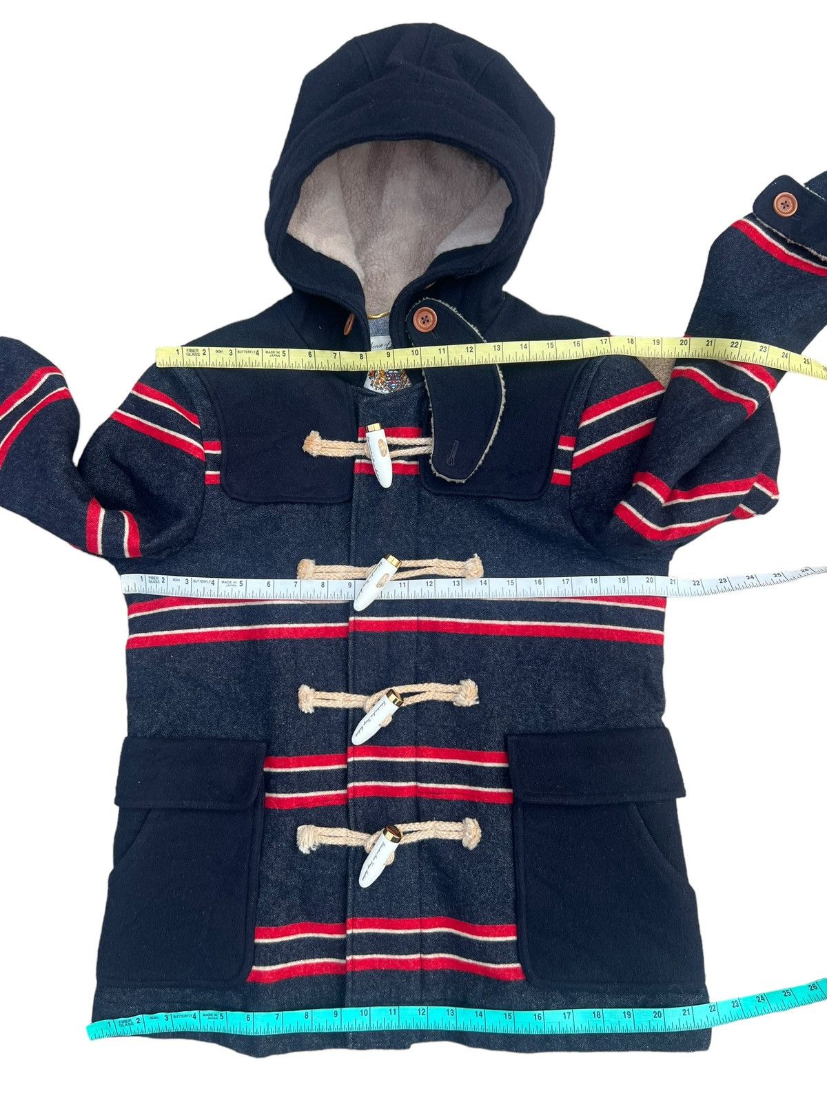 Bajra Education From Young Machines Border Striped Hoodie Jacket Size US M / EU 48-50 / 2 - 2 Thumbnail