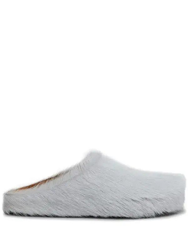 Marni o1w1db10426 Long-Haired Calfskin in Grey Size US 8 / EU 41 - 1 Thumbnail