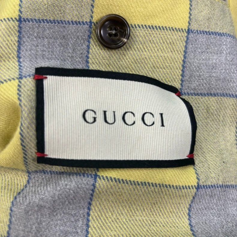 Gucci Gucci SS23 letter print single-breasted denim jacket 2501-N Size US XL / EU 56 / 4 - 3 Thumbnail