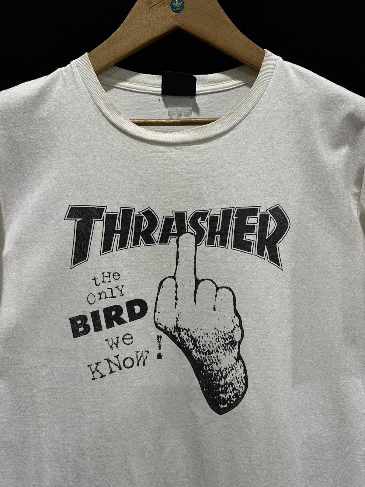 Girl Skateboards Vintage Thrasher The Only Bird We Know Fuck Faded Tee Size US L / EU 52-54 / 3 - 2 Thumbnail