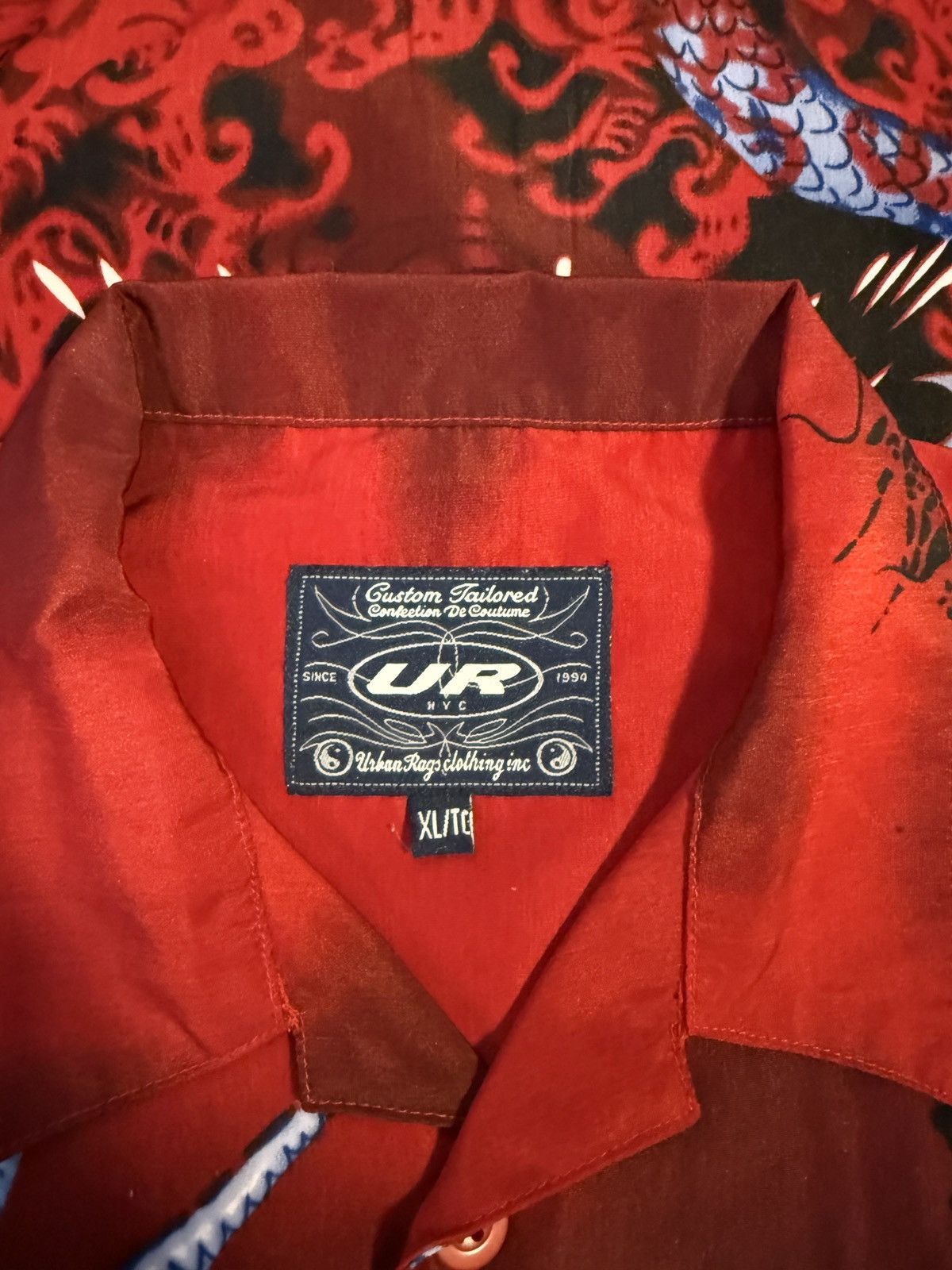 Vintage Vintage Y2K Dragon Hot Rod Button Up Shirt Size US XL / EU 56 / 4 - 3 Thumbnail