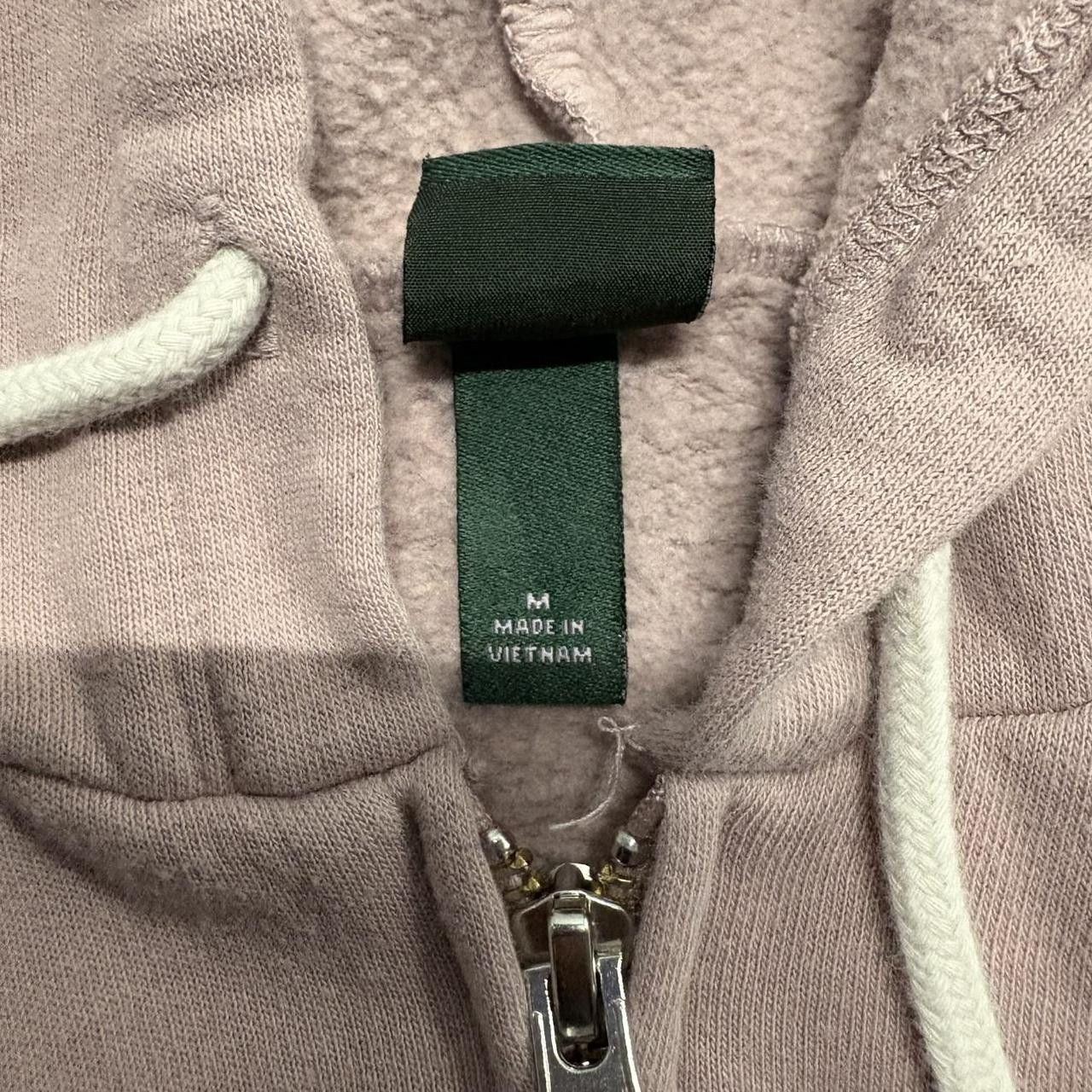 Japanese Brand × Vintage Crazy Vintage Y2K/2000s Blank Pink Peach Zipup Hoodie! Size US M / EU 48-50 / 2 - 3 Thumbnail