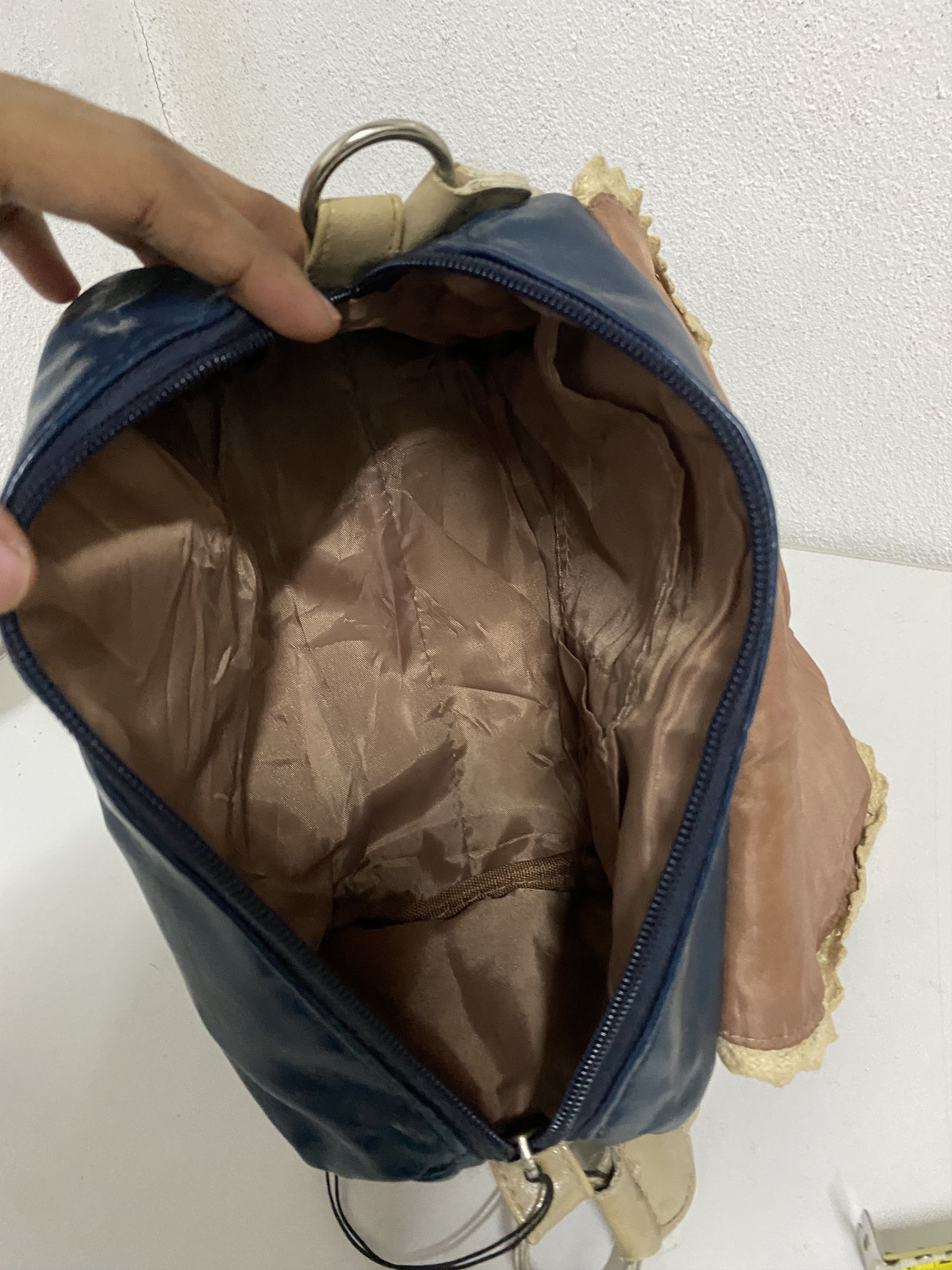 Leather Vintage Shoulder Leather Bag Size ONE SIZE - 8 Thumbnail