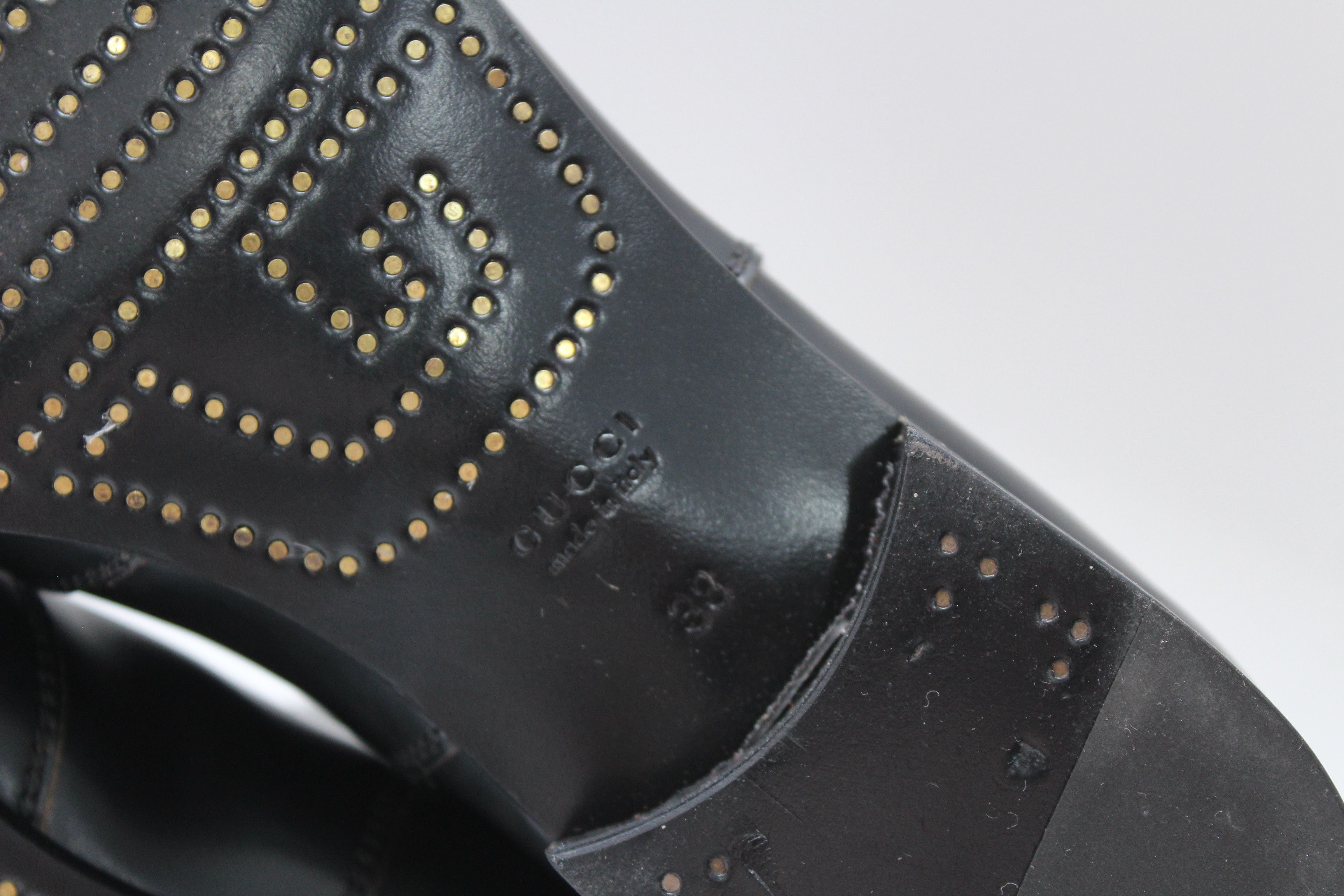 Gucci Gucci Buckled Leather Ankle Boots Womens Sz 38 Made In Italy Size US 8 / IT 38 - 17 Thumbnail