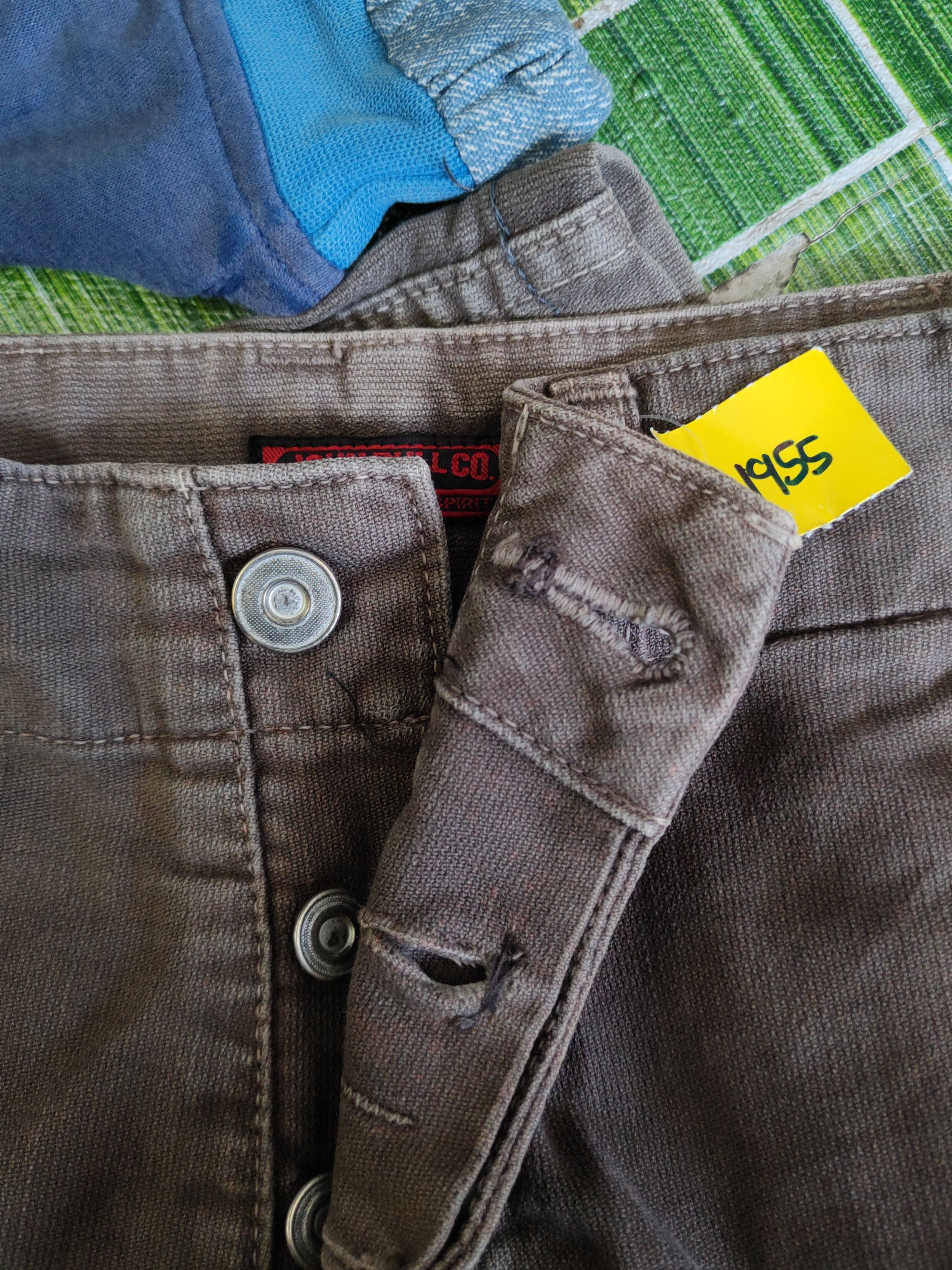 Johnbull DL John Bull Brown Faded Multipocket Cargo Pants #1955 Size US 31 - 15 Thumbnail